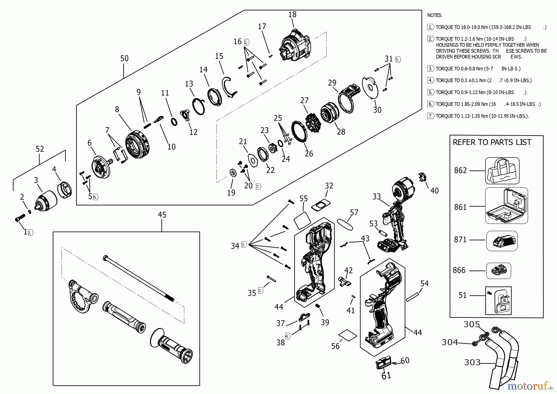 DEWALT AKKUBOHRER CDLS DRILLS 18V AKKU-BOHRMASCHINE DCD1007BLR Seite 1