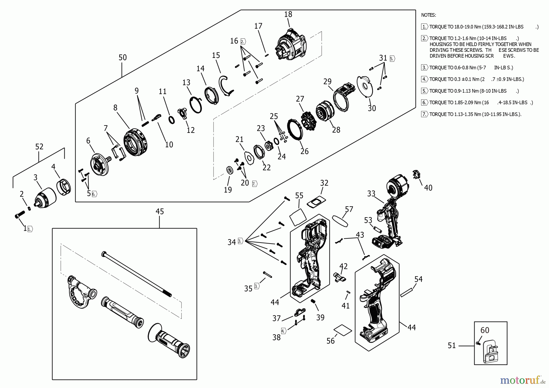  DEWALT AKKUBOHRER CDLS DRILLS 18V AKKU-BOHRMASCHINE DCD1007B Seite 1