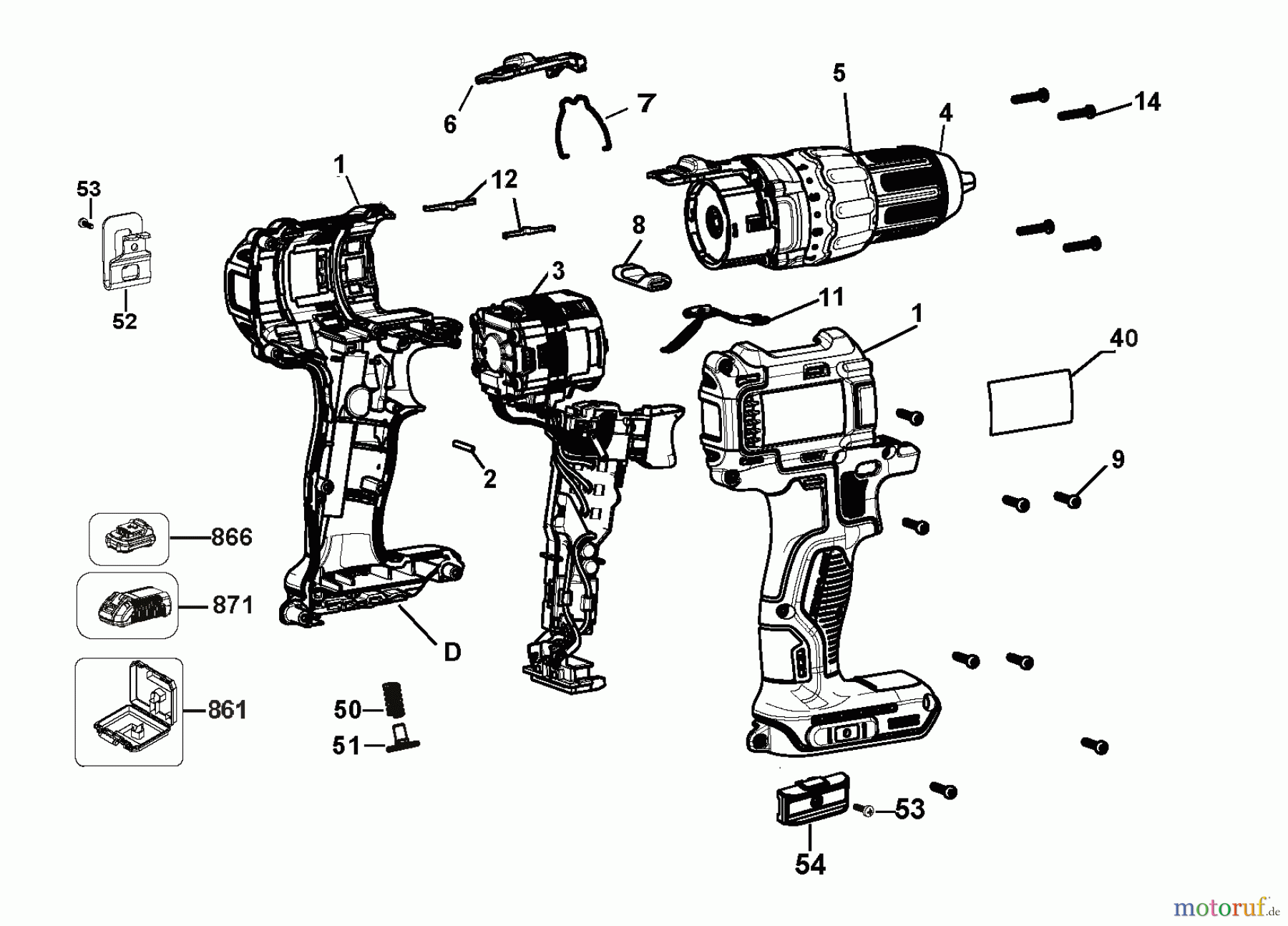  DEWALT AKKUBOHRER DRILLS, 20V AKKU SCHRAUBER DCD7771D1 Seite 1