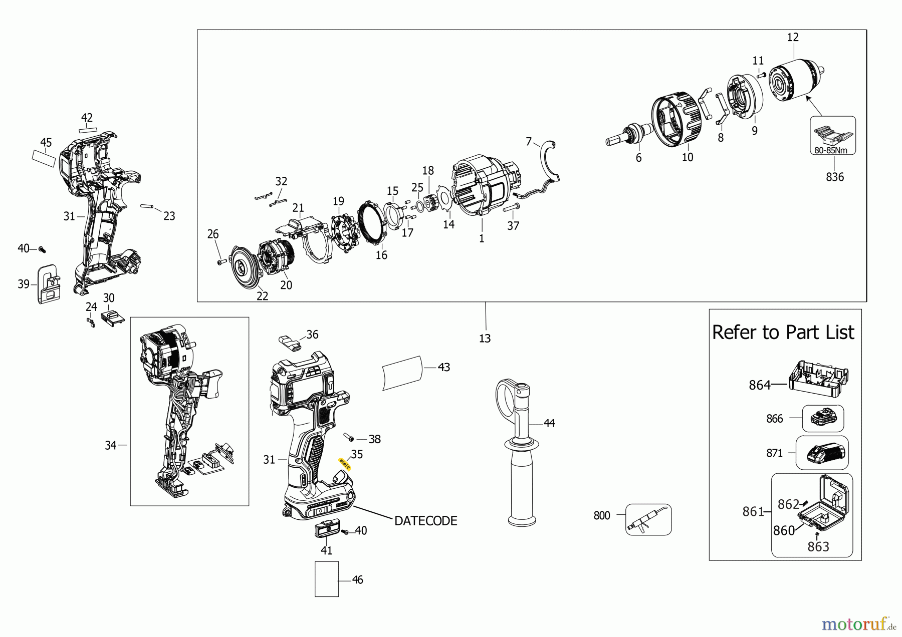 DEWALT AKKUBOHRER CDLS DRILLS 18V AKKU-BOHRMASCHINE DCD991NT Seite 2