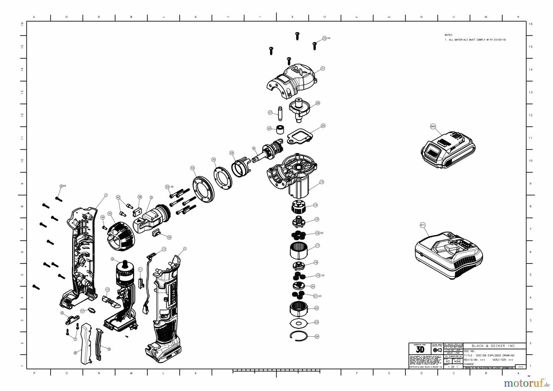  DEWALT METALLBEARBEITUNG SCHEREN & NIBBLER METALLSCHERE DCE158D1 Seite 1