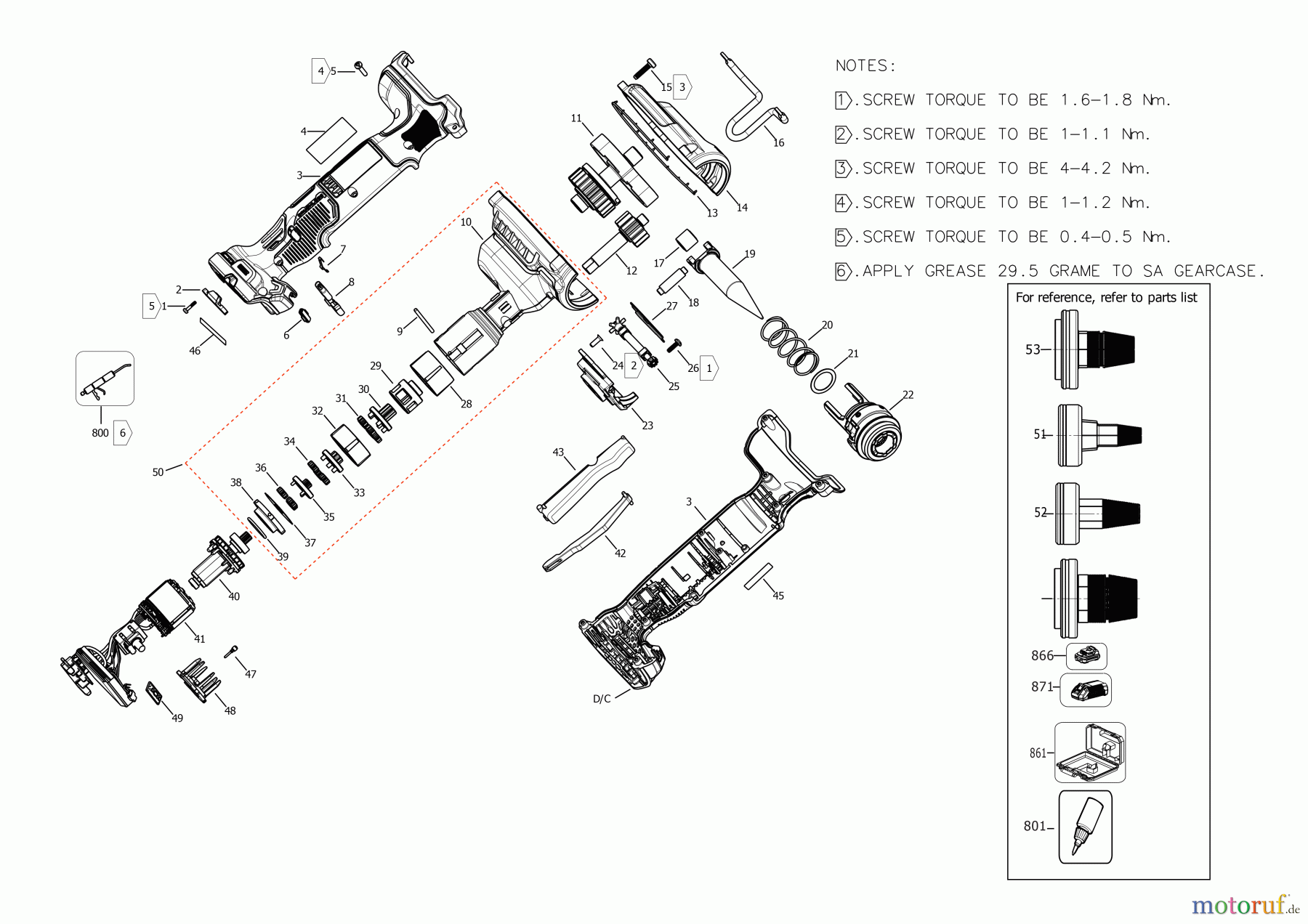 DEWALT SCHNURLOS-SONSTIGES PEX EXPANDER DCE410P1 Seite 1