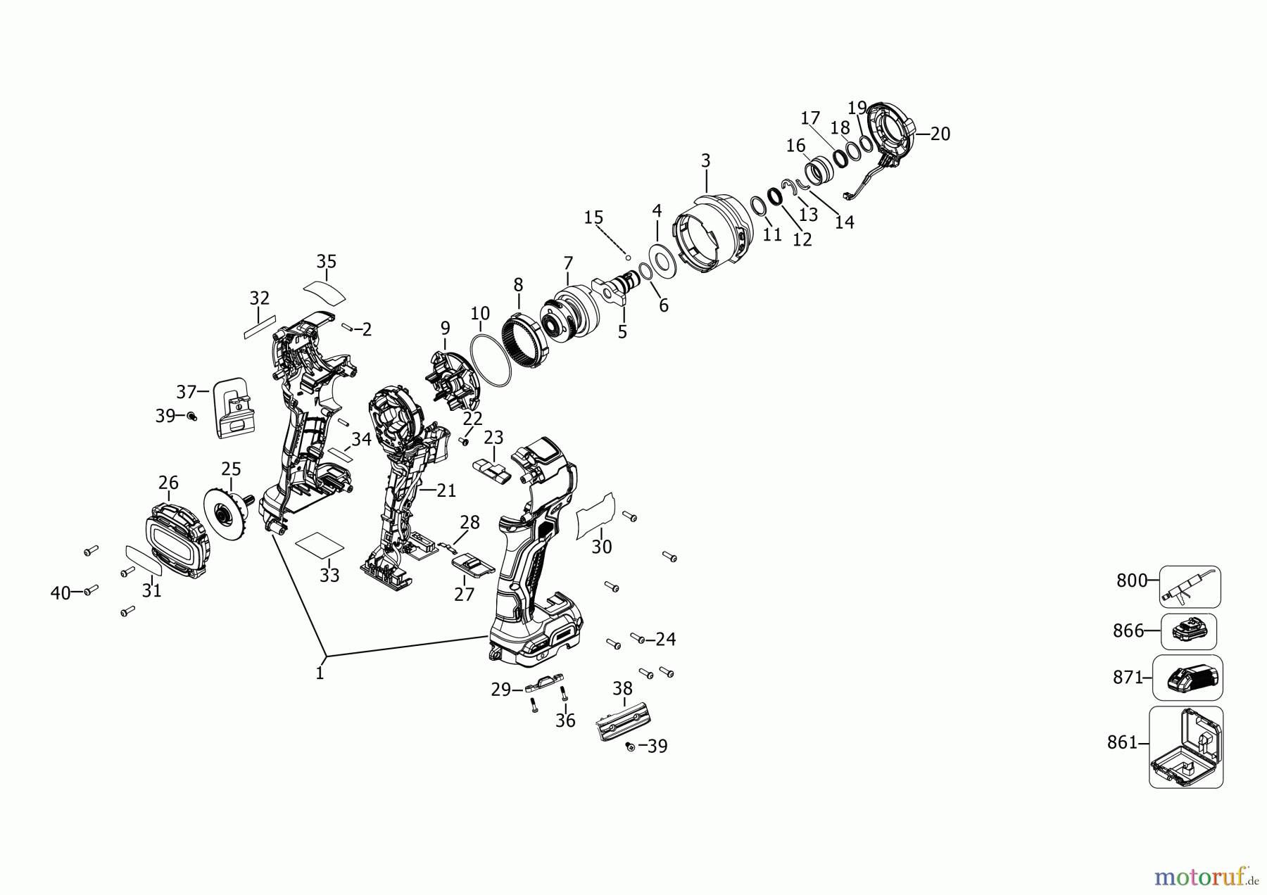  DEWALT AKKUBOHRER CDLS DRILLS 18V BOHRER/ANTRIEB DCF85M Seite 1
