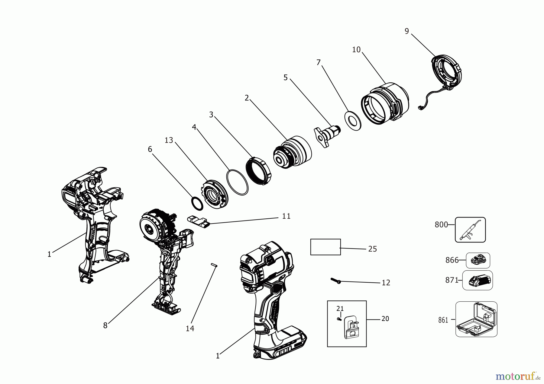  DEWALT Akku Schrauber AKKU DREHMOMENTSCHLÜSSEL DCF911P2T Seite 1