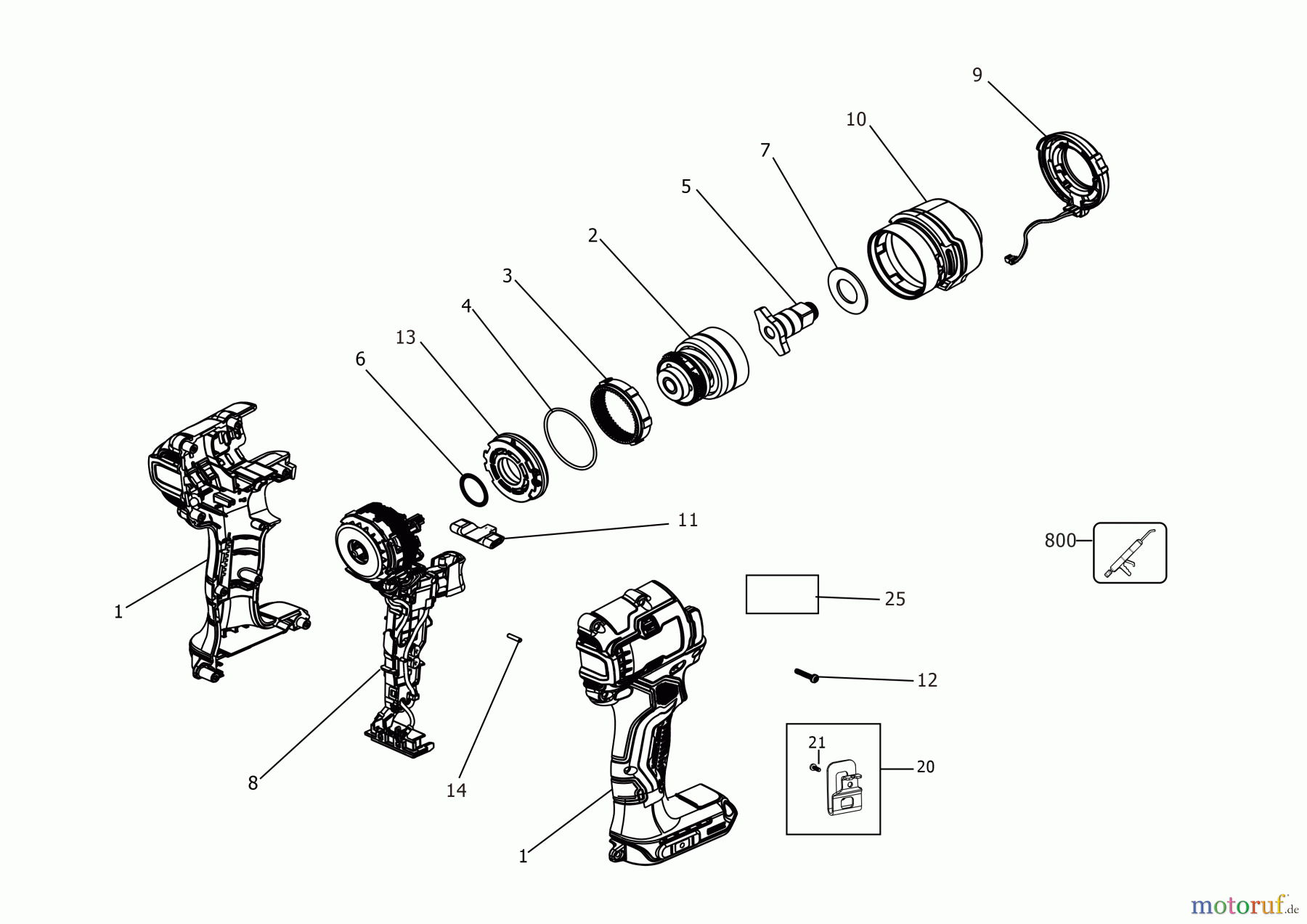 DEWALT Akku Schrauber AKKU DREHMOMENTSCHLÜSSEL DCF911N Seite 1