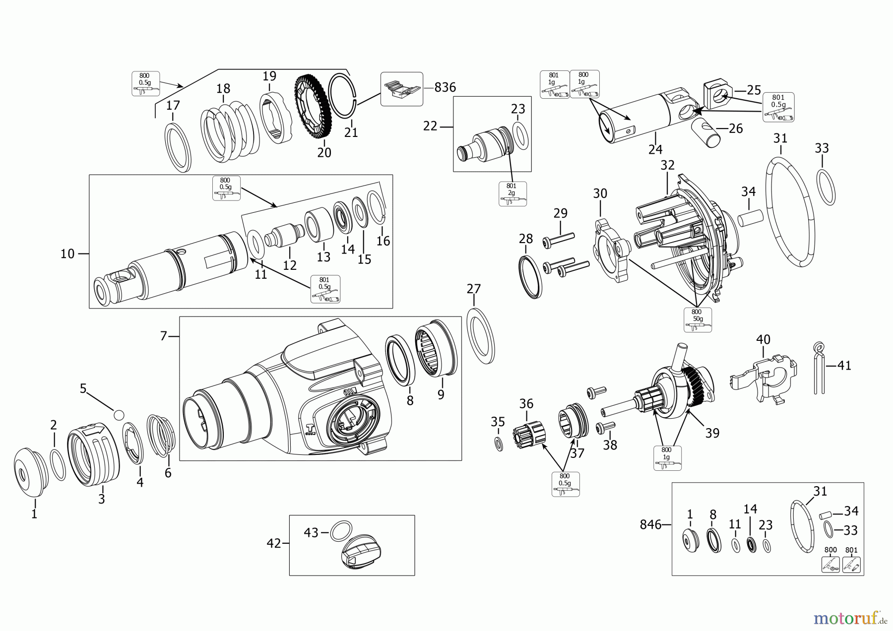  DEWALT AKKUBOHRER CDLS DRILLS 18V BOHRHAMMER DCH033 Seite 3