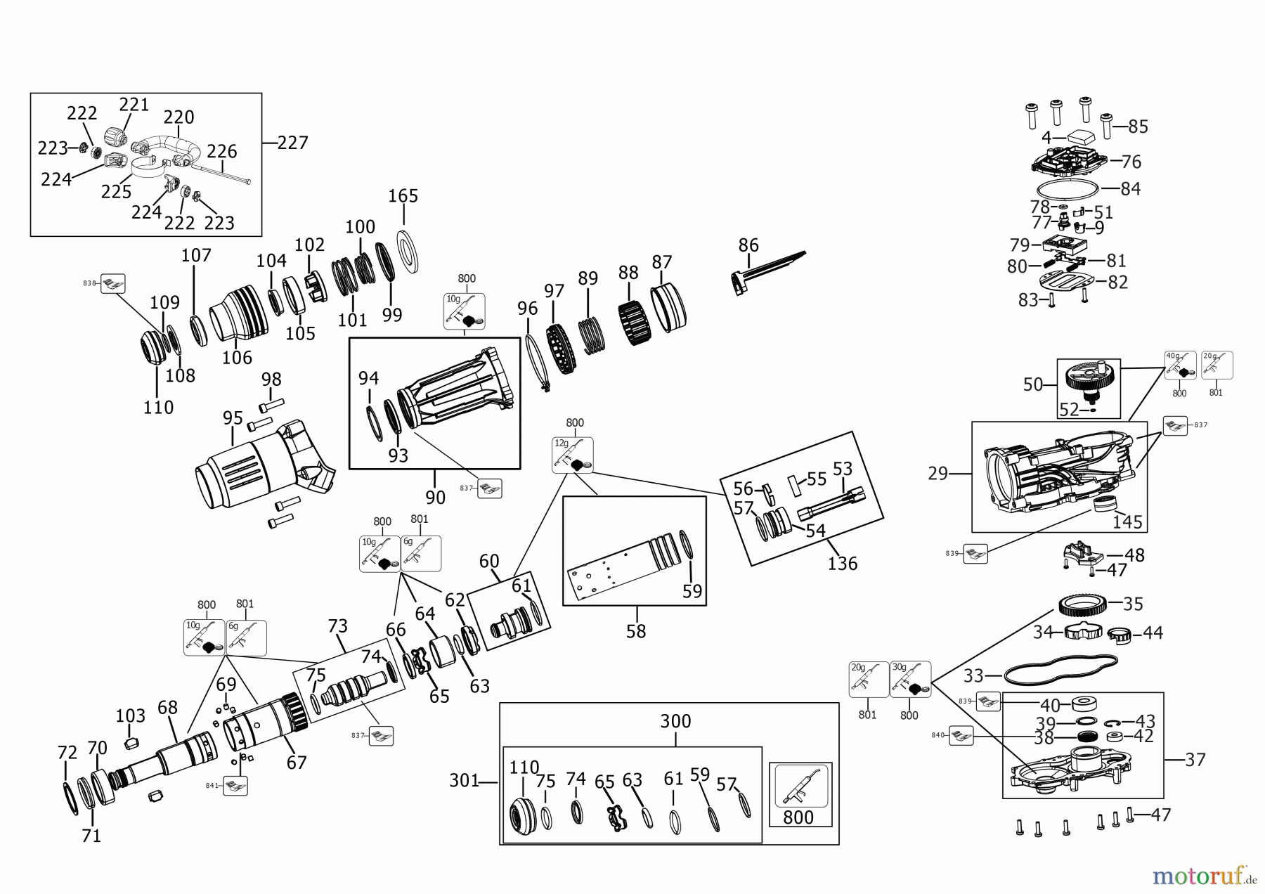 DEWALT Bohrhämmer Meisselhämmer MEISSELHAMMER DCH892X1 Seite 1