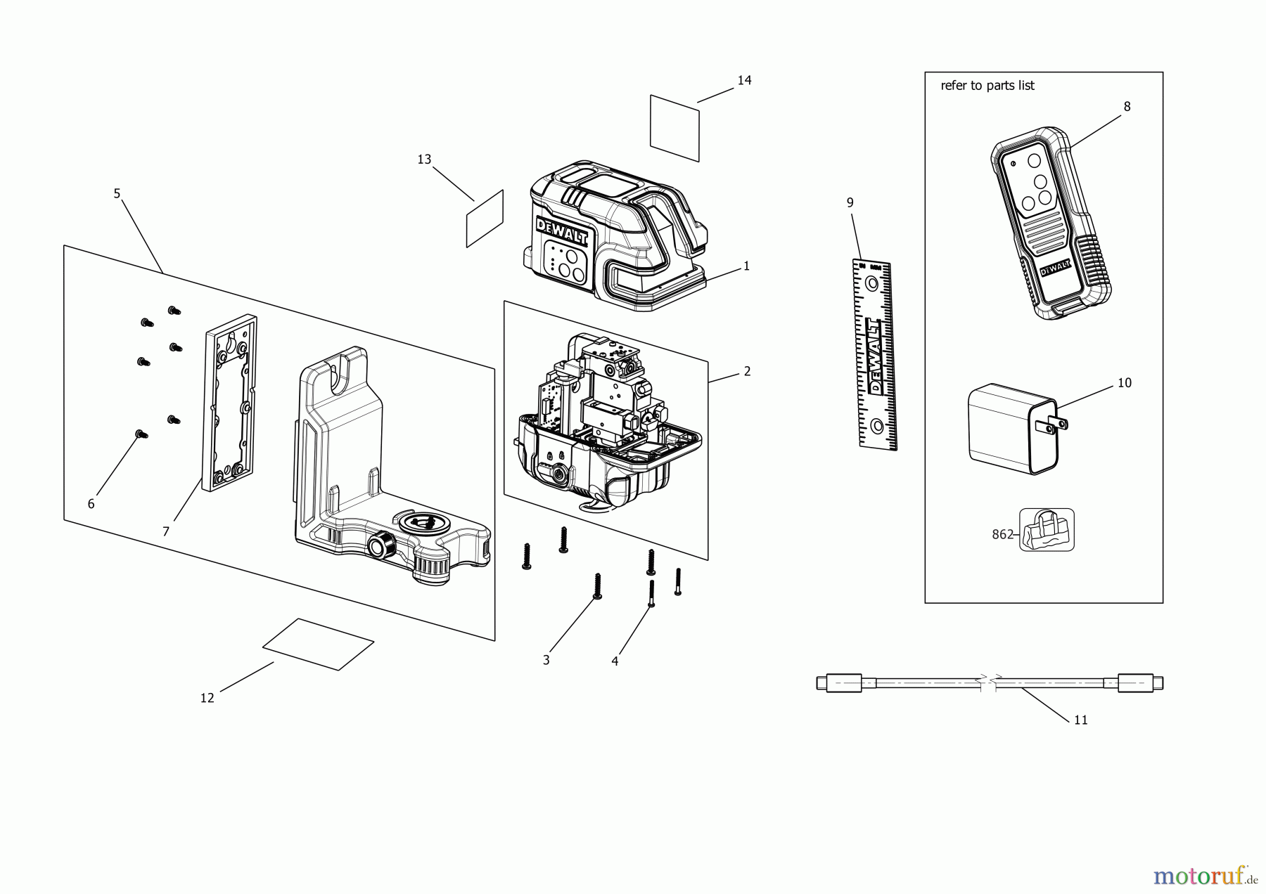  DEWALT LASERS KREUZLINIENLASER DCLE14251GB Seite 1