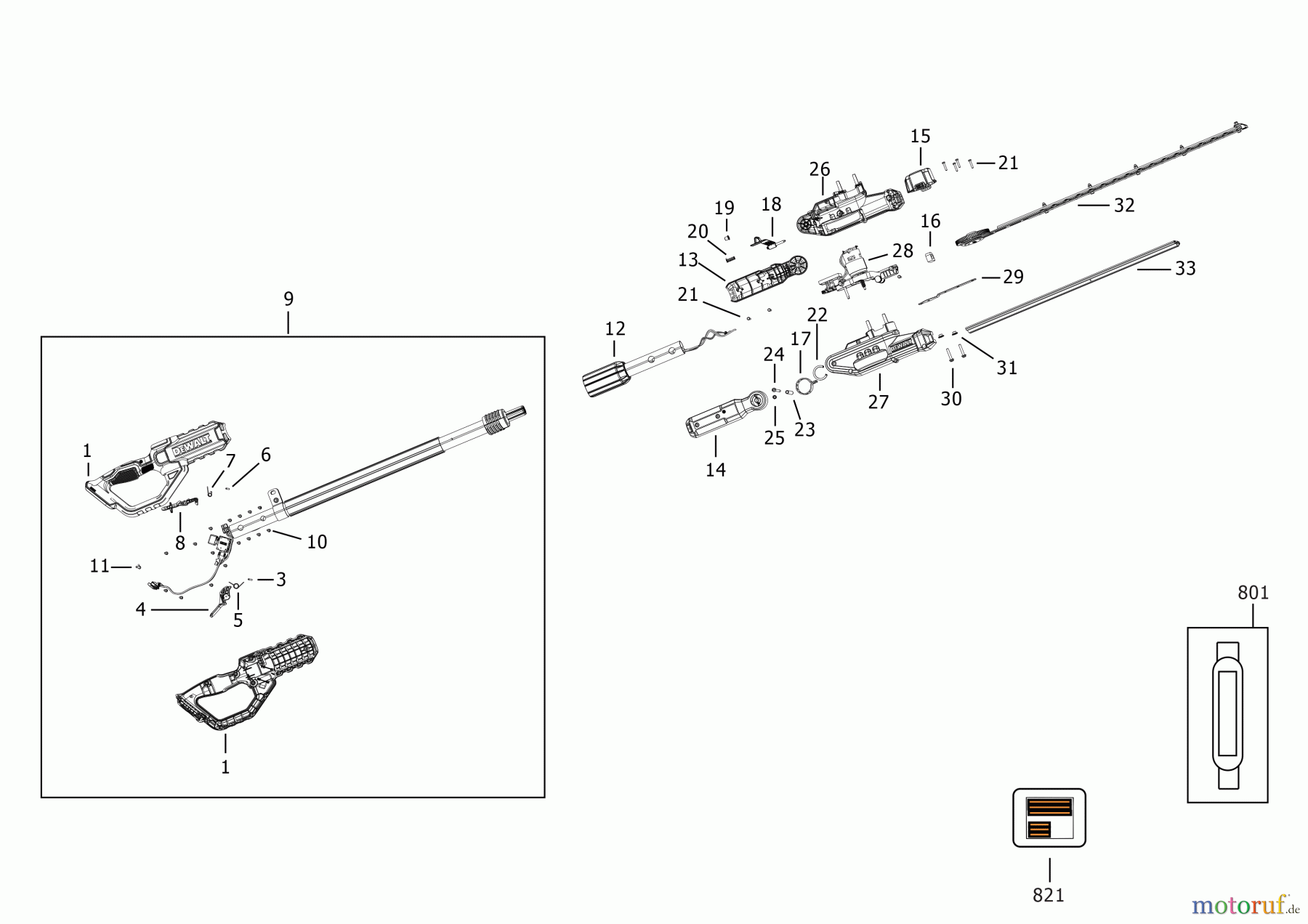  DEWALT Gartengeräte AKKU TRIMMMER Seite 2