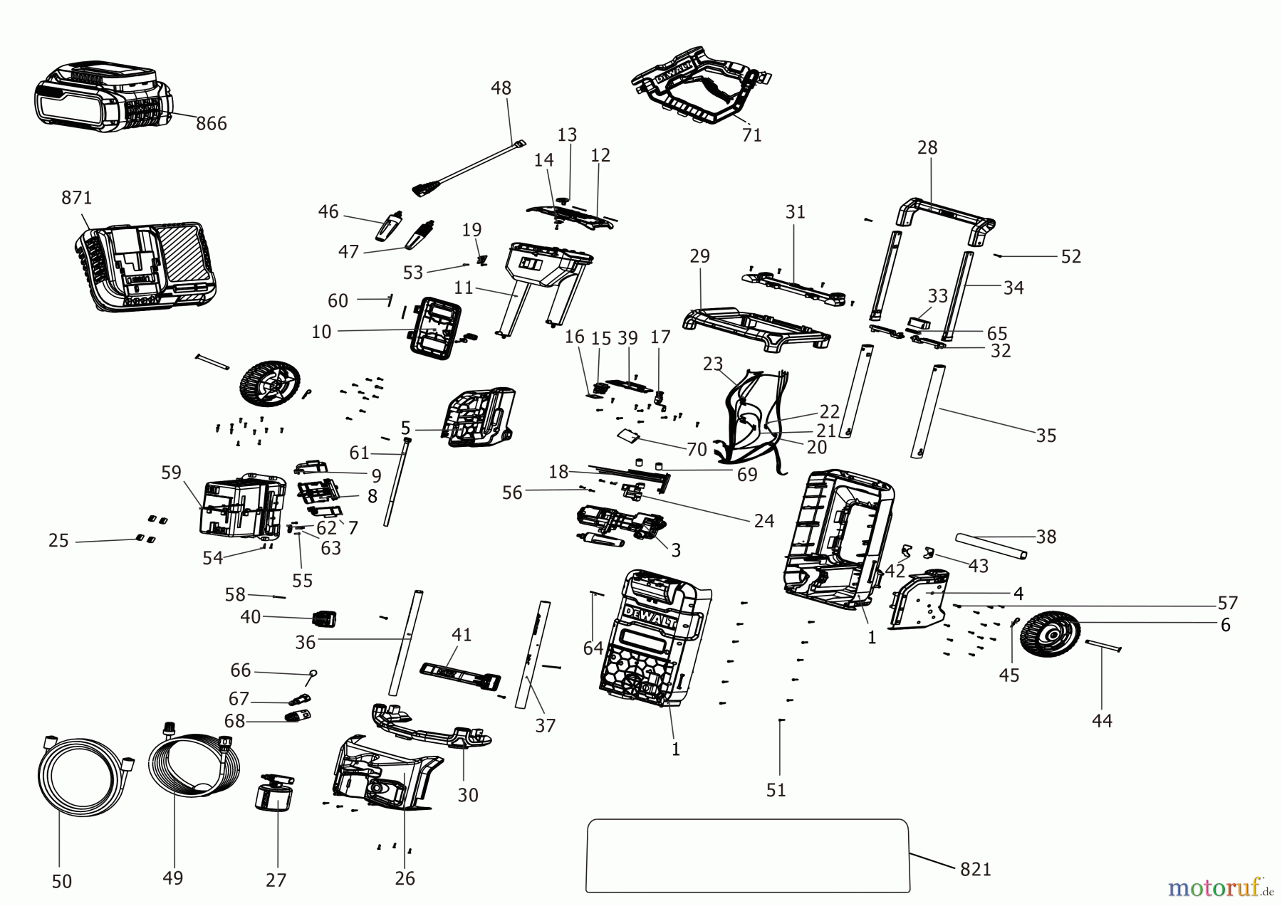 DEWALT HOCHDRUCKREINIGER HOCHDRUCKREINIGER DCMPW1600Y2 Seite 1