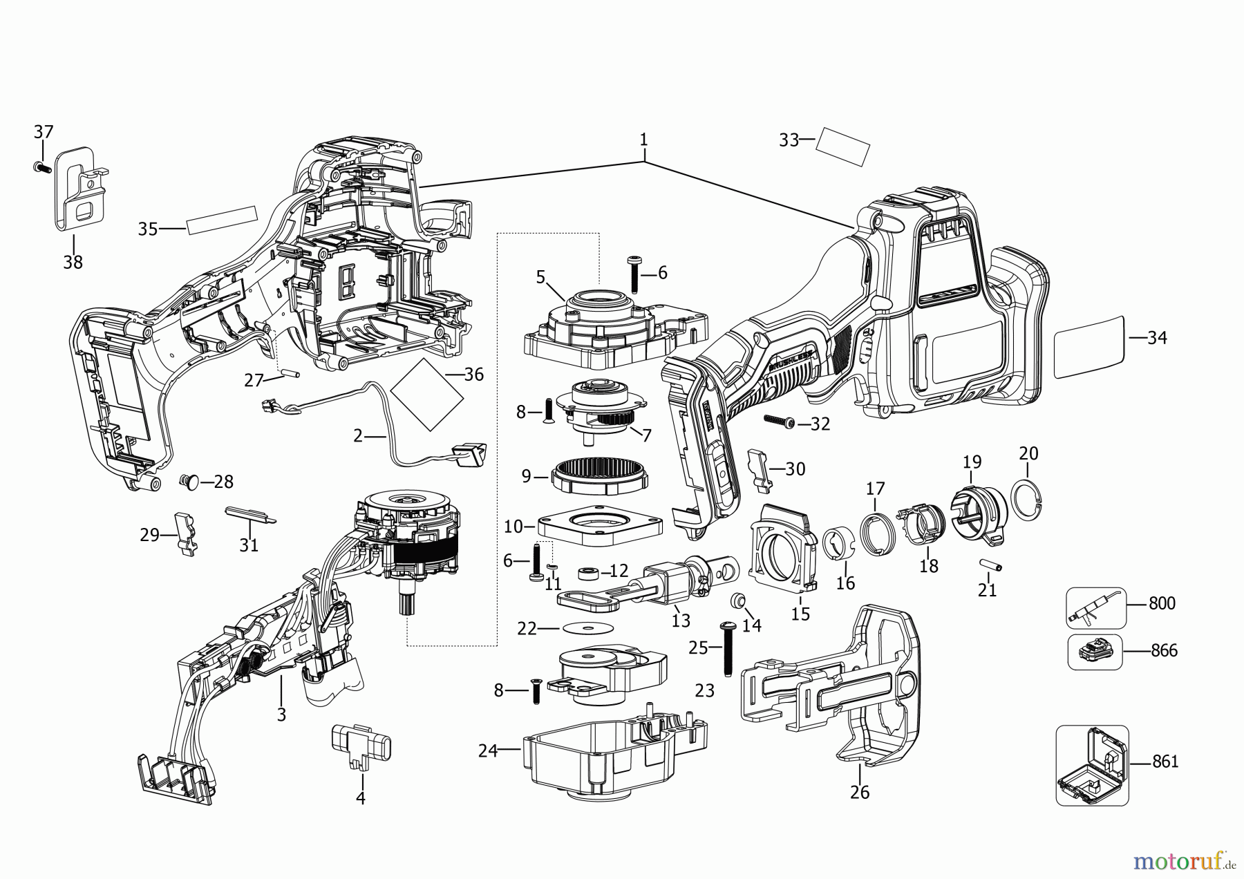 DEWALT Akku Sägen SÄBELSÄGE DCS369E1T Seite 1