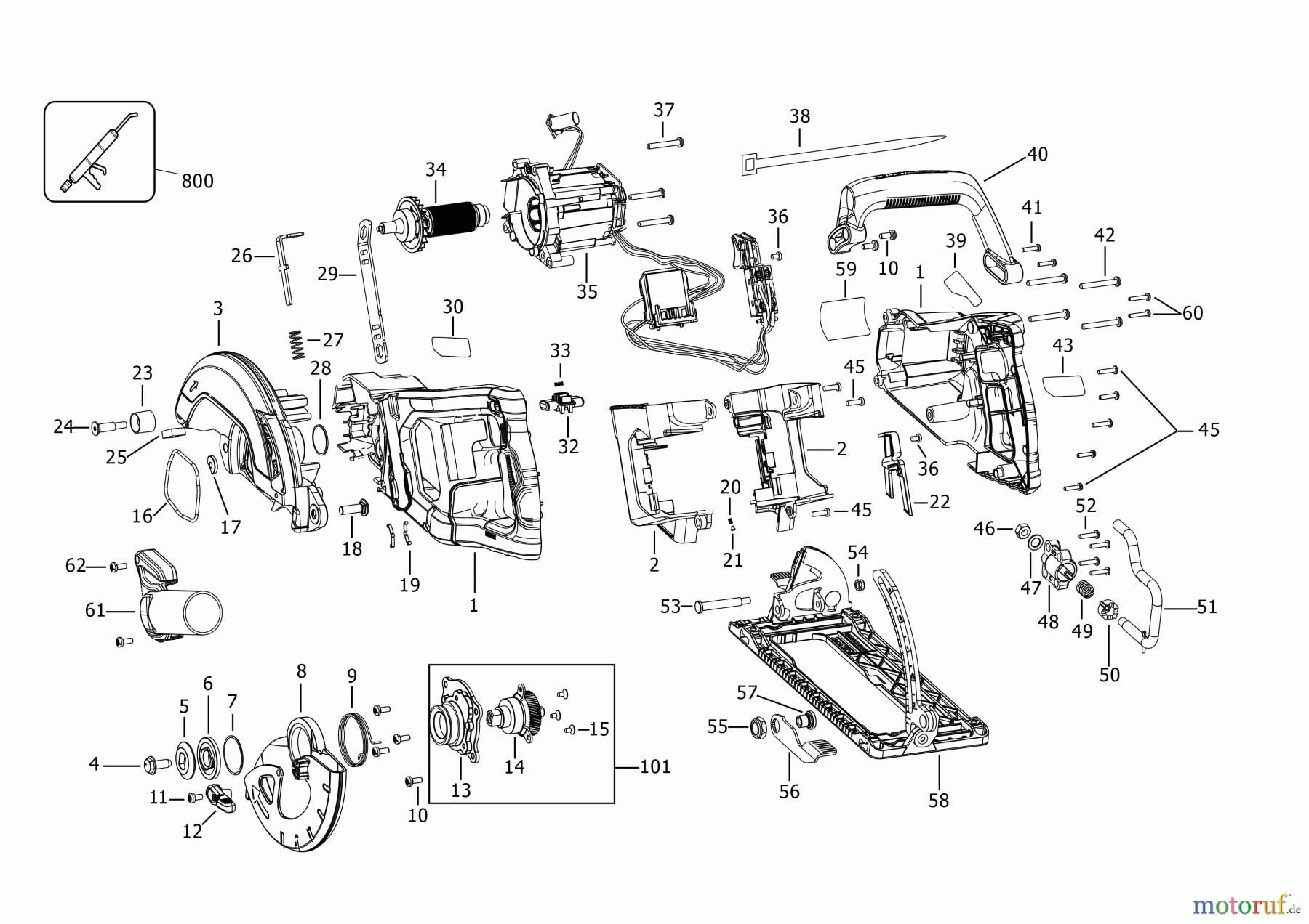DEWALT HOLZARBEITEN KREISSÄGEN KREISSGE DCS577N Seite 1