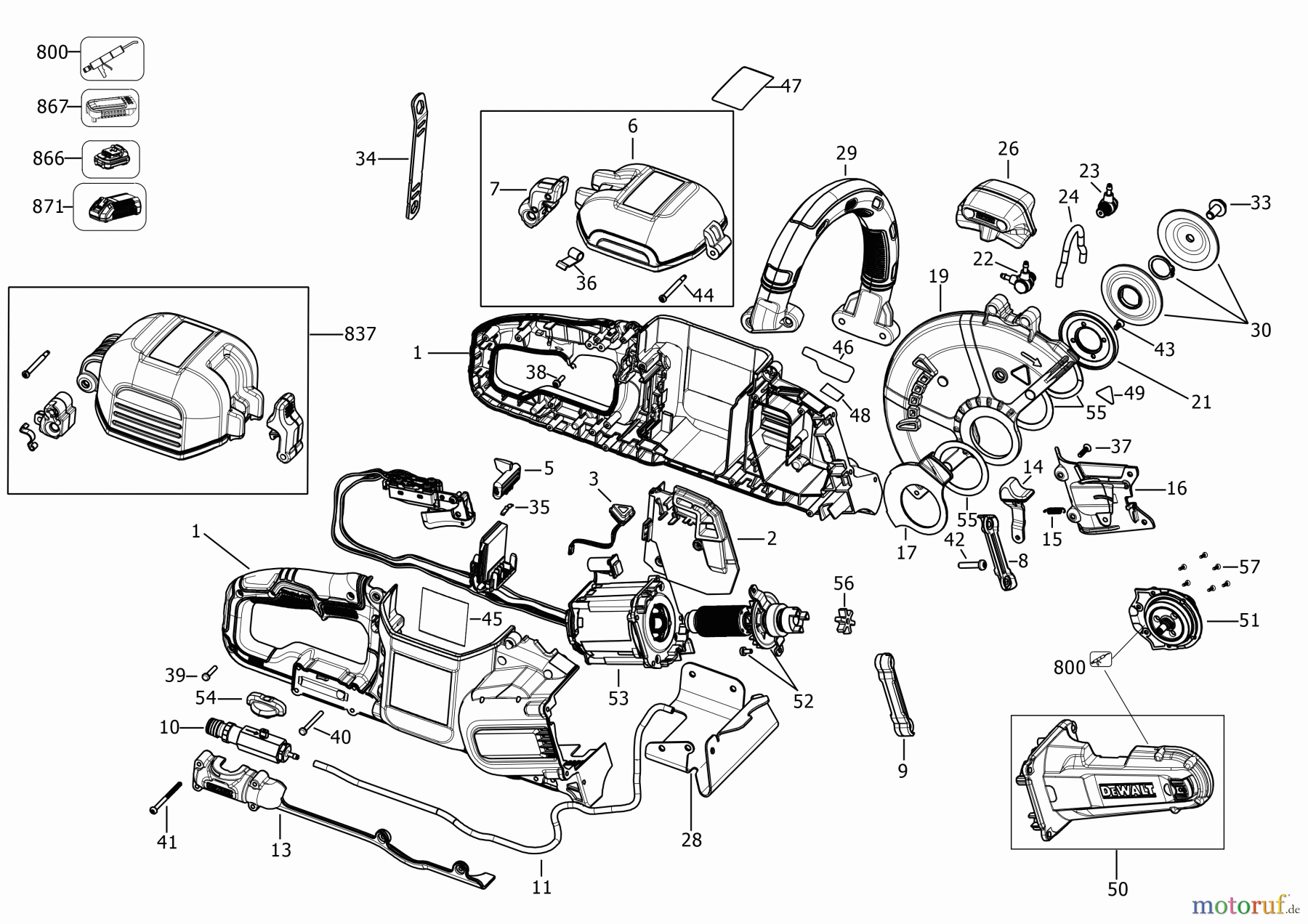  DEWALT SCHNURLOS-SONSTIGES WINKELTRENNSCHLEIFER DCS690 Seite 2