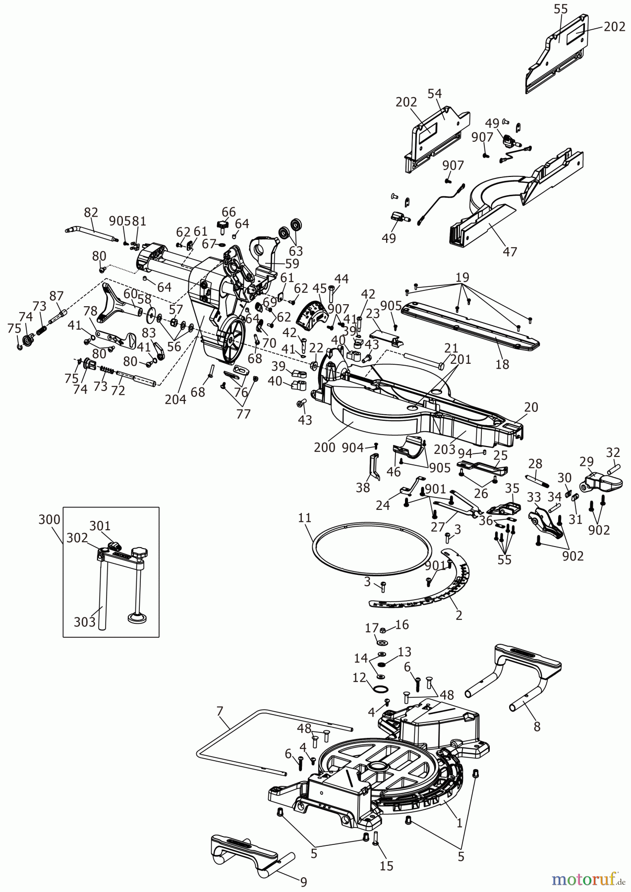  DEWALT HOLZARBEITEN  Gehrungssägen GEHRUNGSSÄGE DCS781B Seite 1