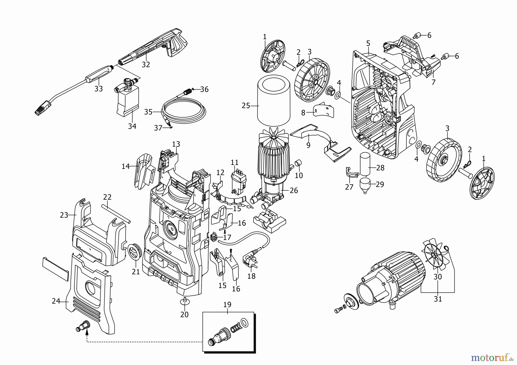 DEWALT HOCHDRUCKREINIGER HOCHDRUCKREINIGER DEPW002M Seite 1