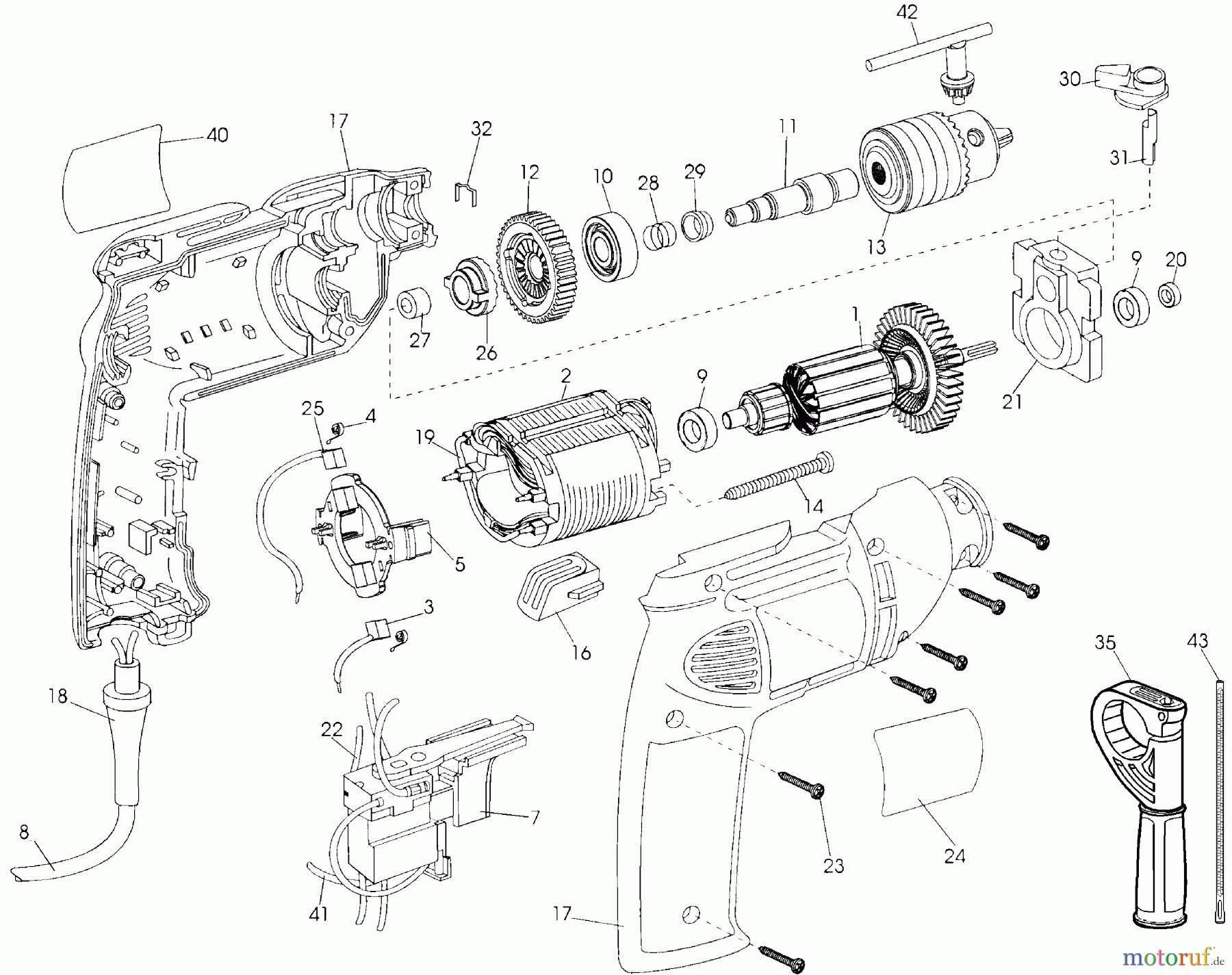  DEWALT Divers 1/2 DRILL DW504 Seite 1
