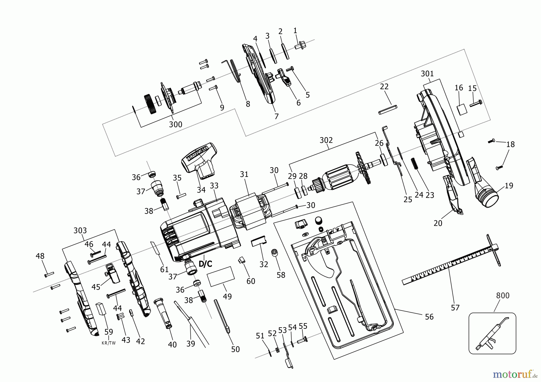 DEWALT Kabelgeführt Fliesensäge KREISSGE DWE5615 Seite 1