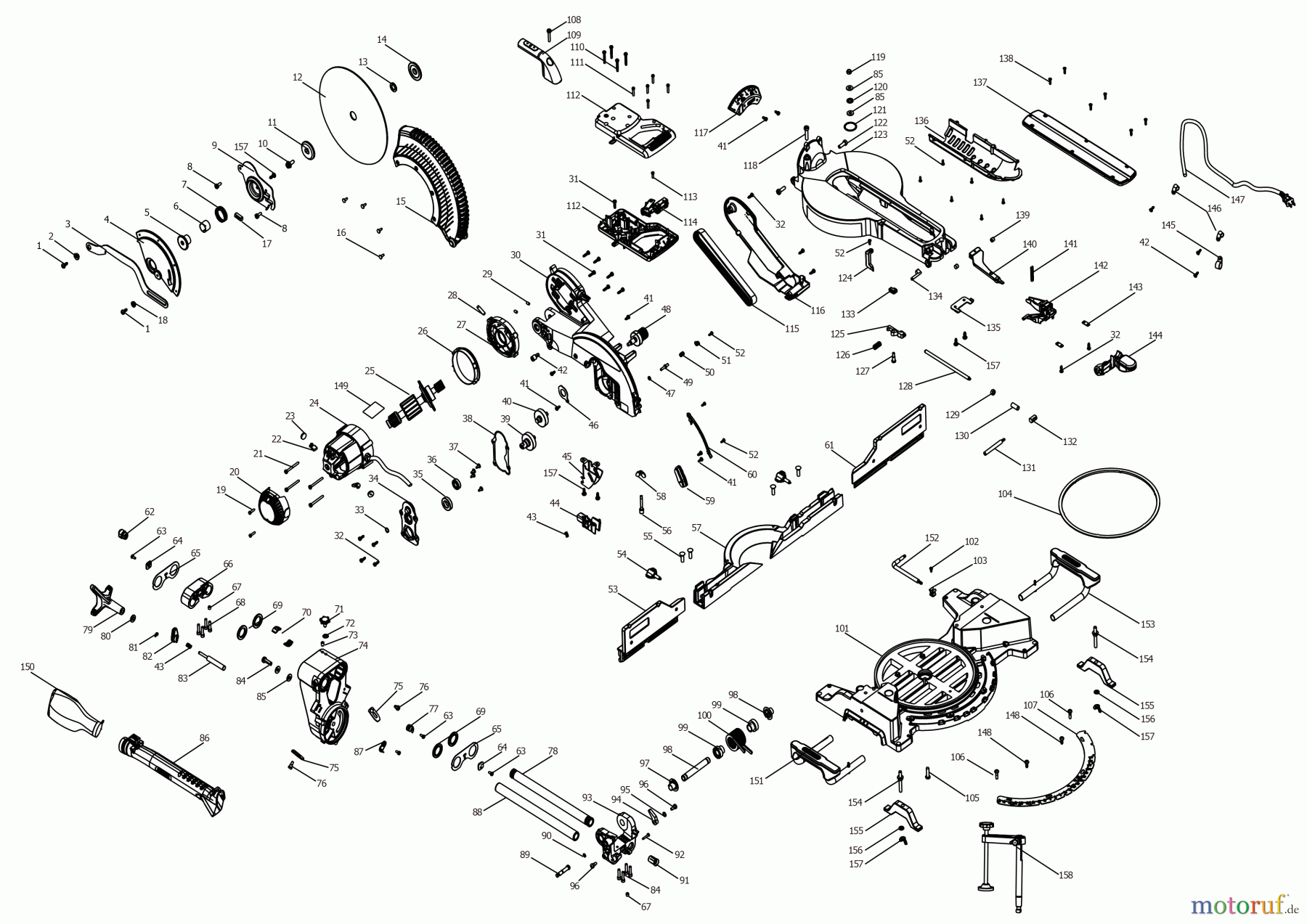  DEWALT HOLZARBEITEN  Gehrungssägen GEHRUNGSSÄGE DWS779R Seite 1
