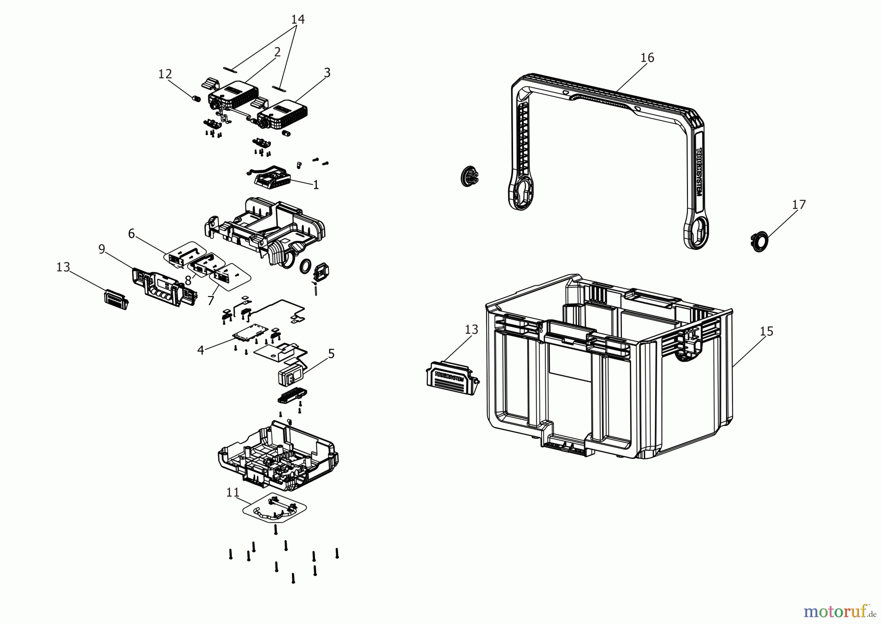  DEWALT SCHNURLOS-SONSTIGES TOUGH BOX DWST08060 Seite 1