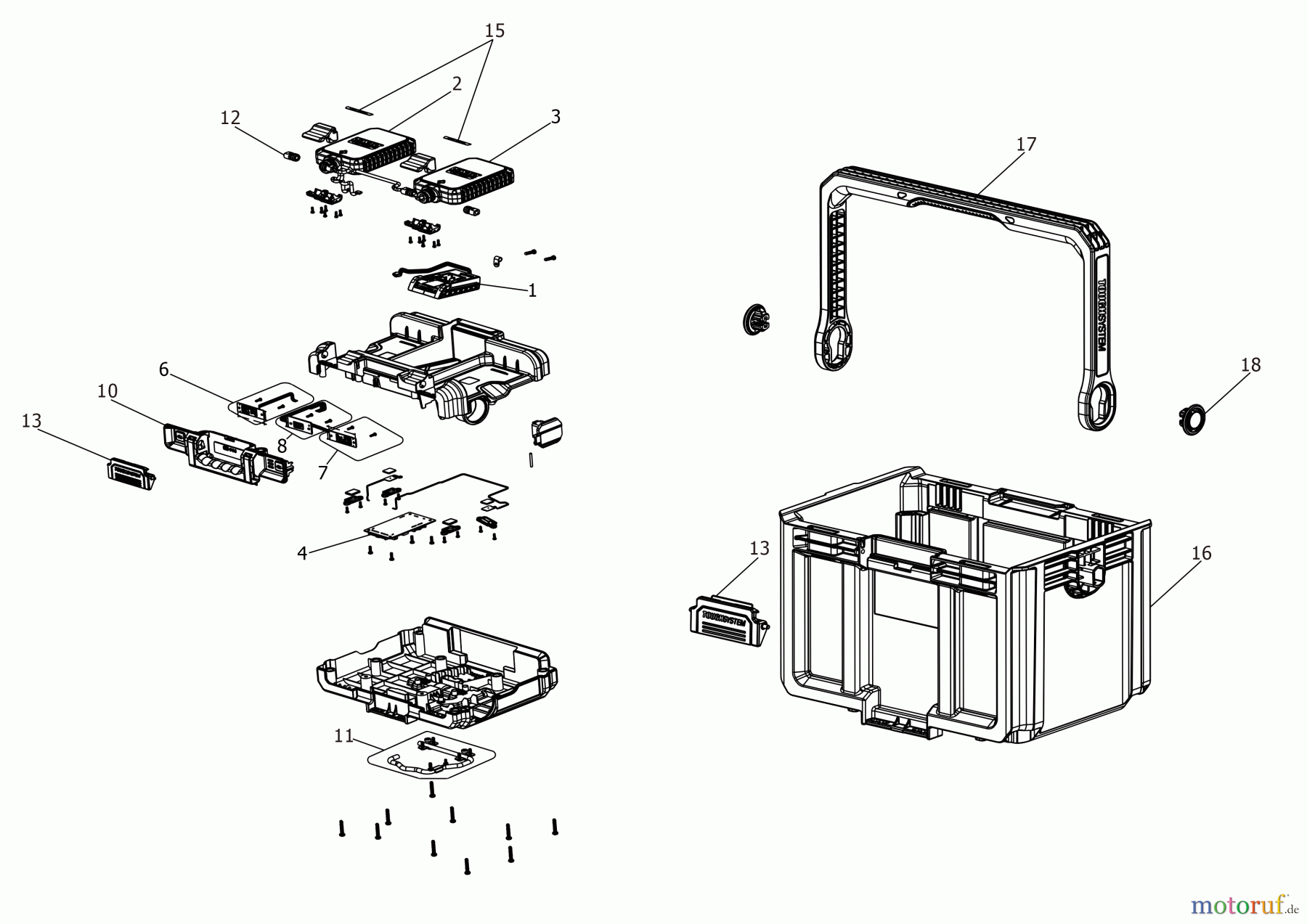 DEWALT SCHNURLOS-SONSTIGES TOUGH BOX DWST08061-8 Seite 1