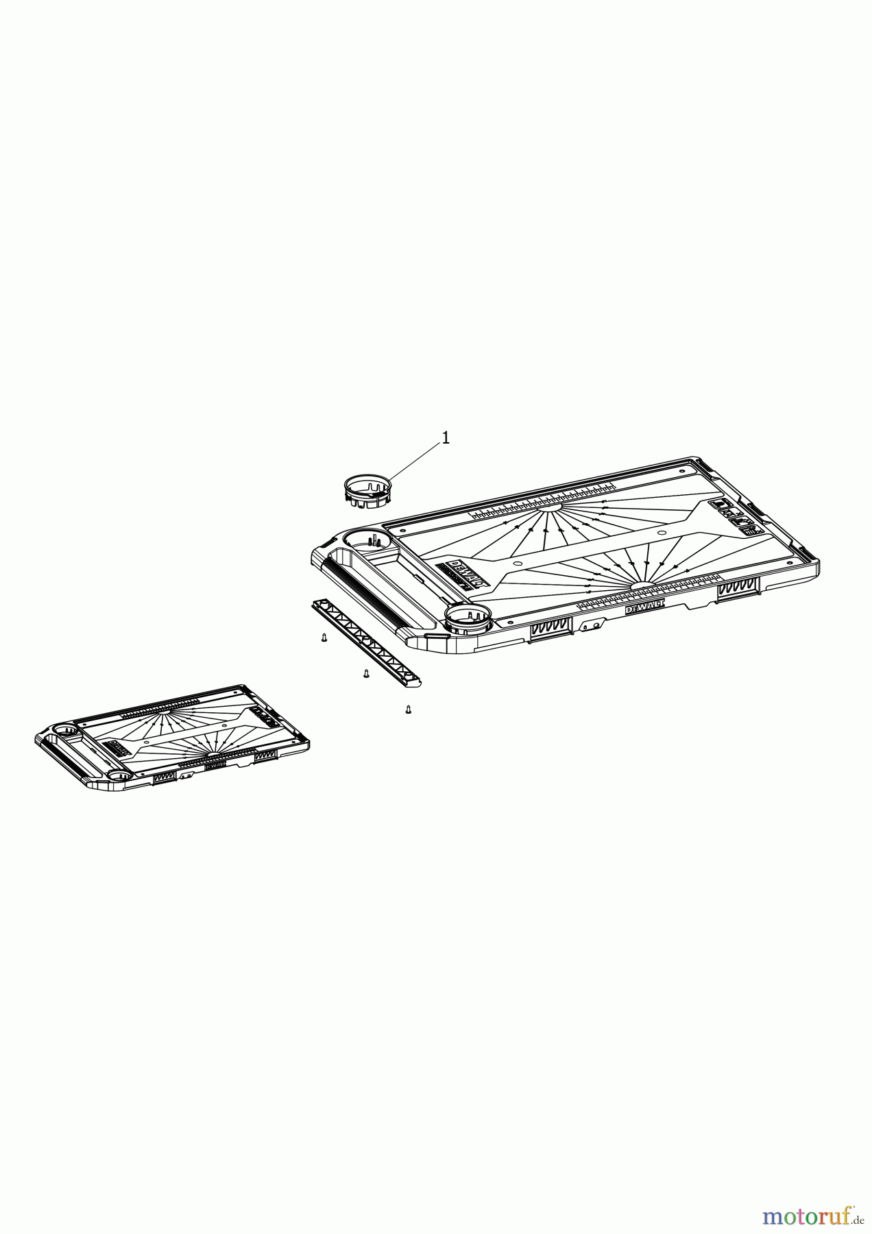 DEWALT LAGERUNG TOUGH SYSTEM DWST08550-1 Seite 1