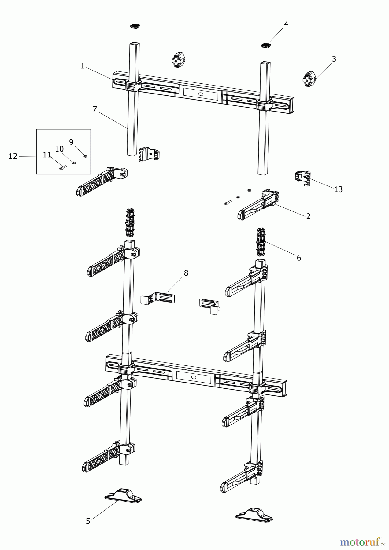 DEWALT LAGERUNG GESTELL DWST1-75694 Seite 2