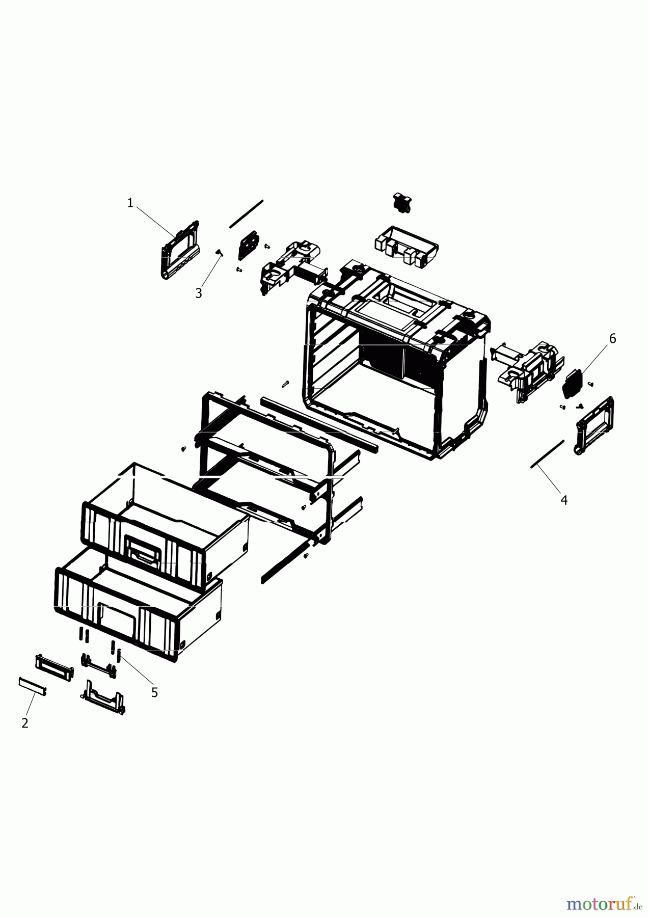  DEWALT LAGERUNG SCHUBLADE DWST83529-1 Seite 1