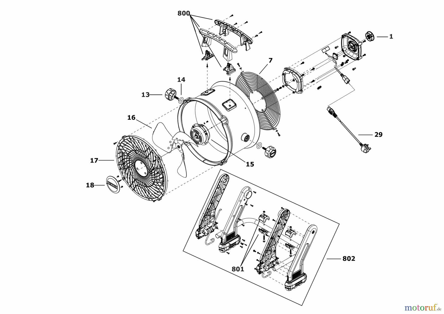 DEWALT Klimageräte LÜFTER BOX DXF1645 Seite 3