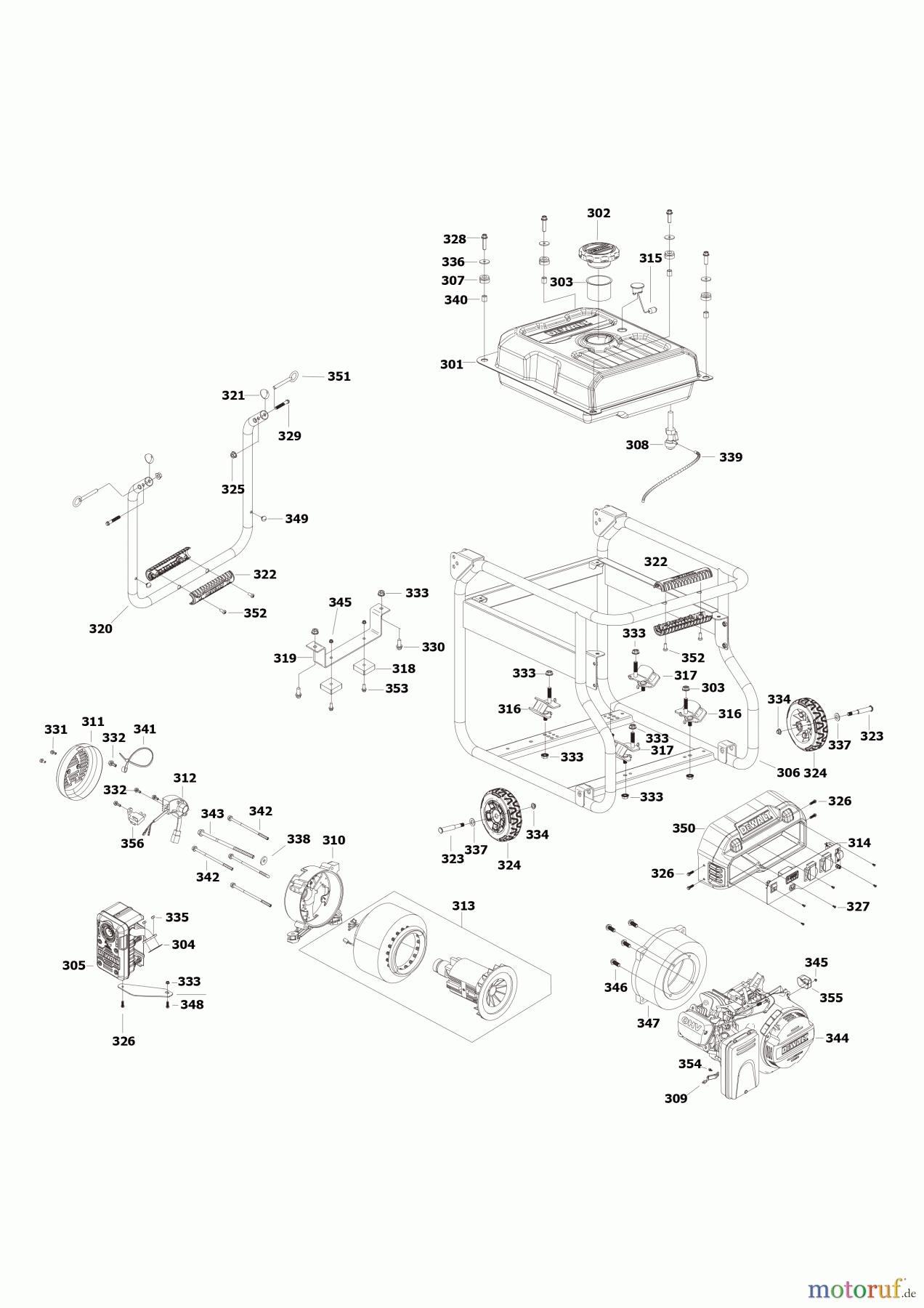 DEWALT Benzin Produkte Generatoren GENERATOR DXGNP30E Seite 3