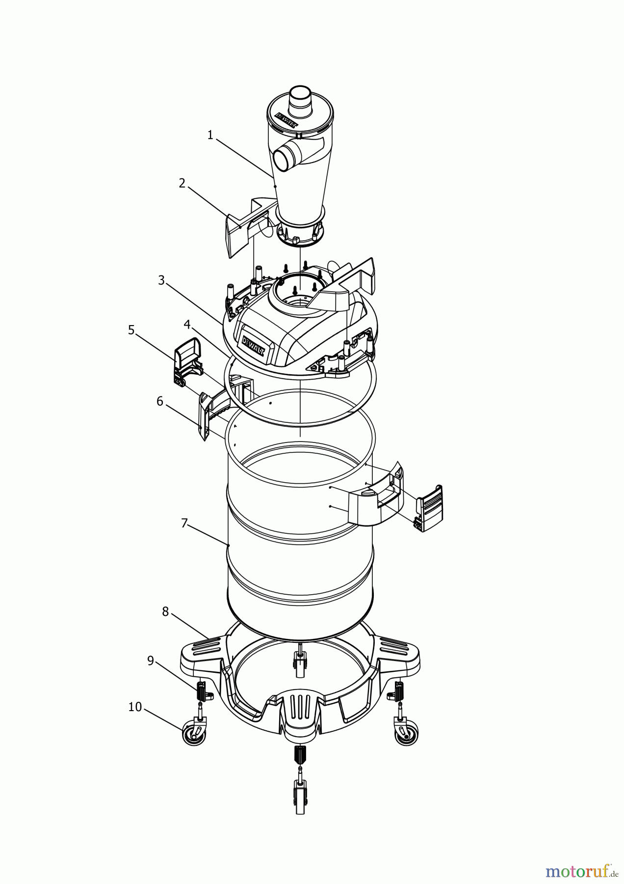  DEWALT VAKUUMEXTRAKTOREN NASSTROCKEN SAUGER DXVCS003 Seite 1
