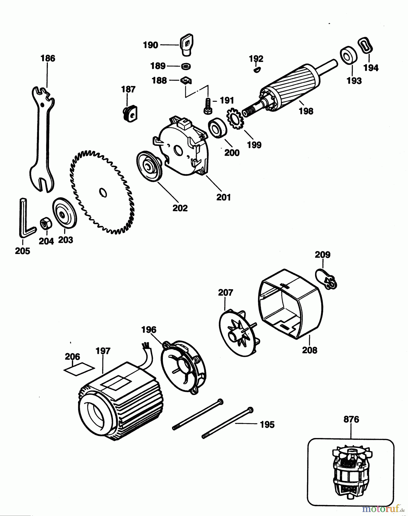  ELU WOODWORKING RADIAL ARM SAWS/TRAVERSE CONTROLS RADIALARMSÄGE RAS1253 Seite 4