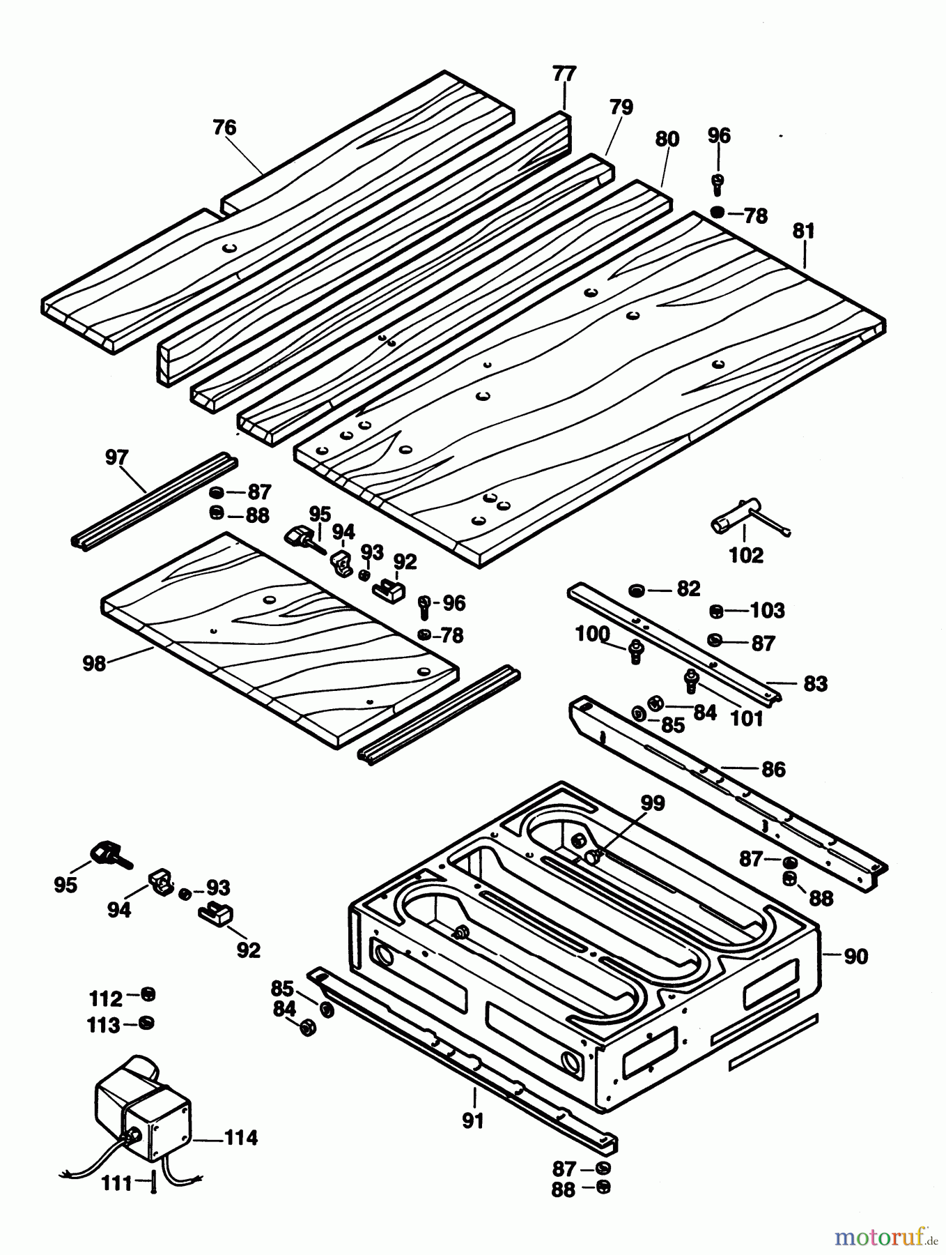  ELU WOODWORKING RADIAL ARM SAWS/TRAVERSE CONTROLS RADIALARMSÄGE RAS1253 Seite 5