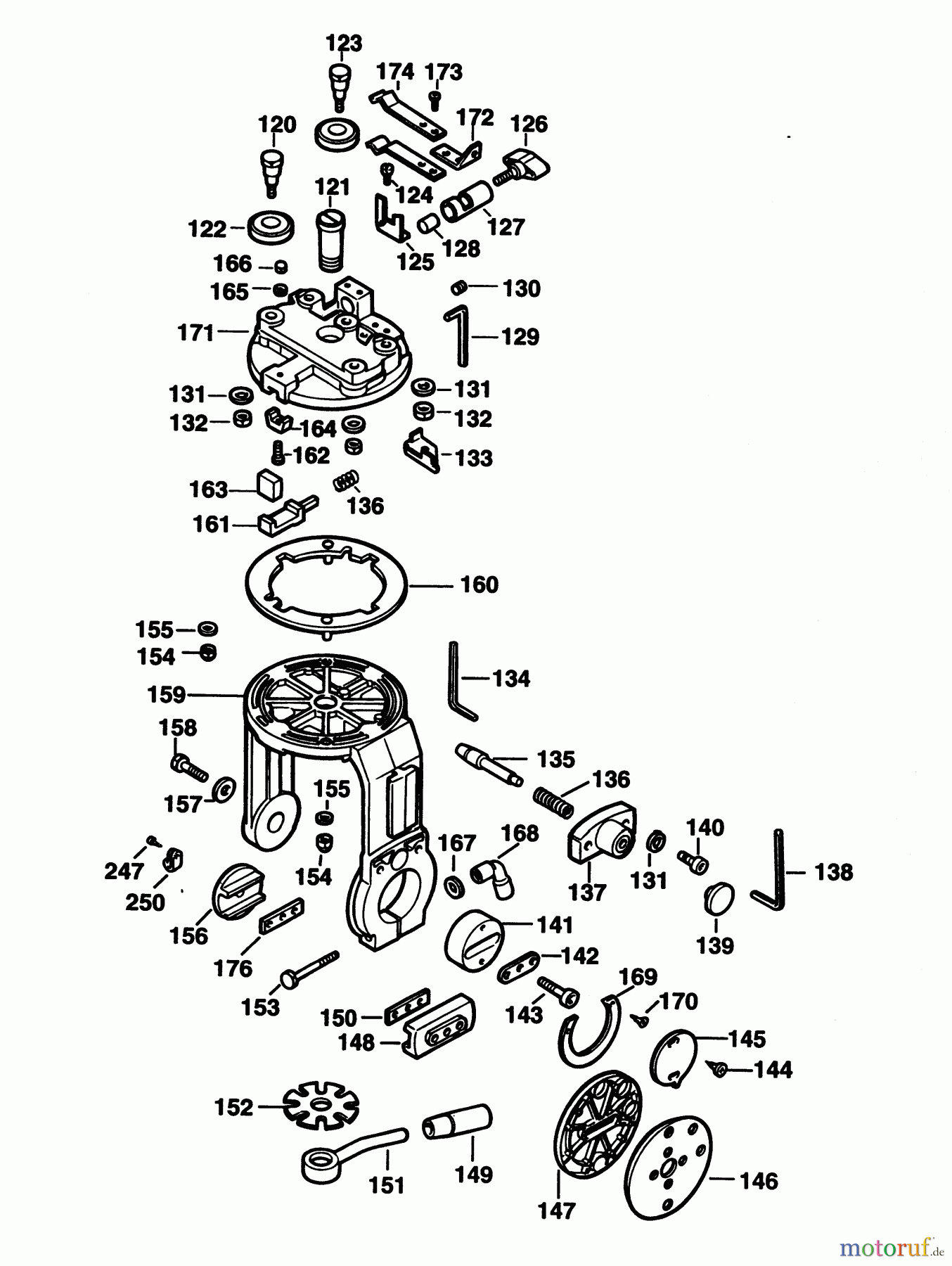  ELU WOODWORKING RADIAL ARM SAWS/TRAVERSE CONTROLS RADIALARMSÄGE RAS1253 Seite 6
