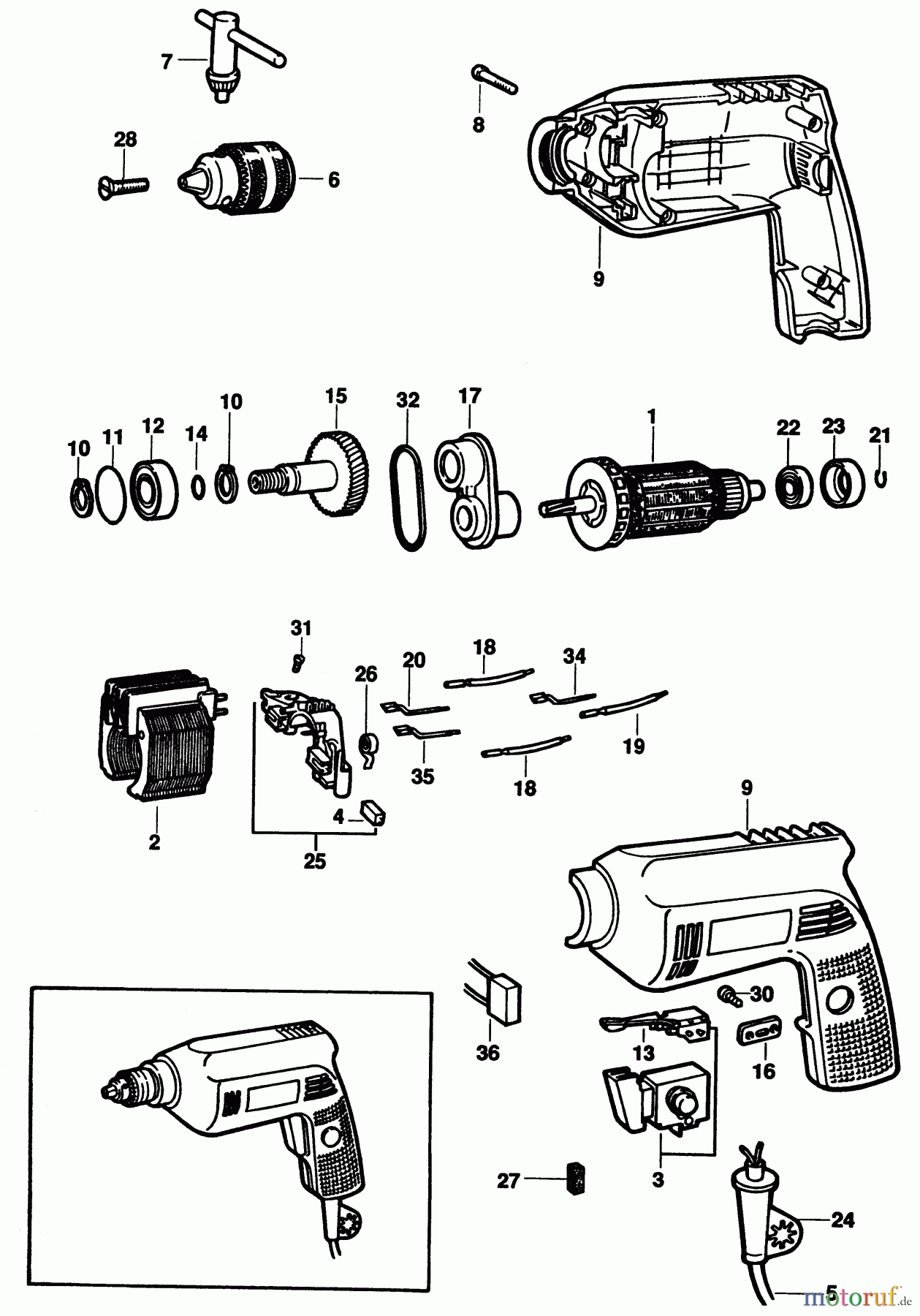 BLACK+DECKER PROFESSIONELL BOHRER, MAGNETBOHRMASCHINE, GEWINDESCHNEIDER BOHRER P1179 Seite 1