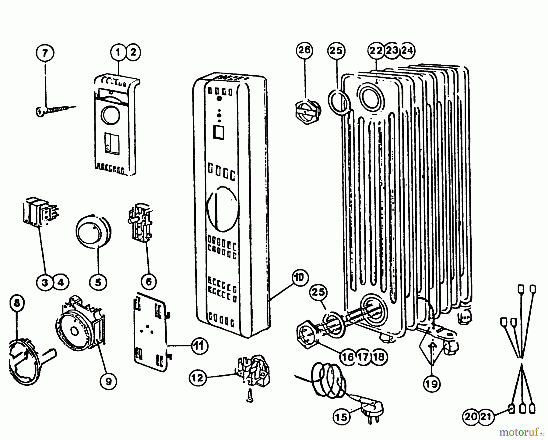 BLACK+DECKER HAUSHALT HEIZUNG ÖLHEIZKÖRPER RF1000 Seite 1
