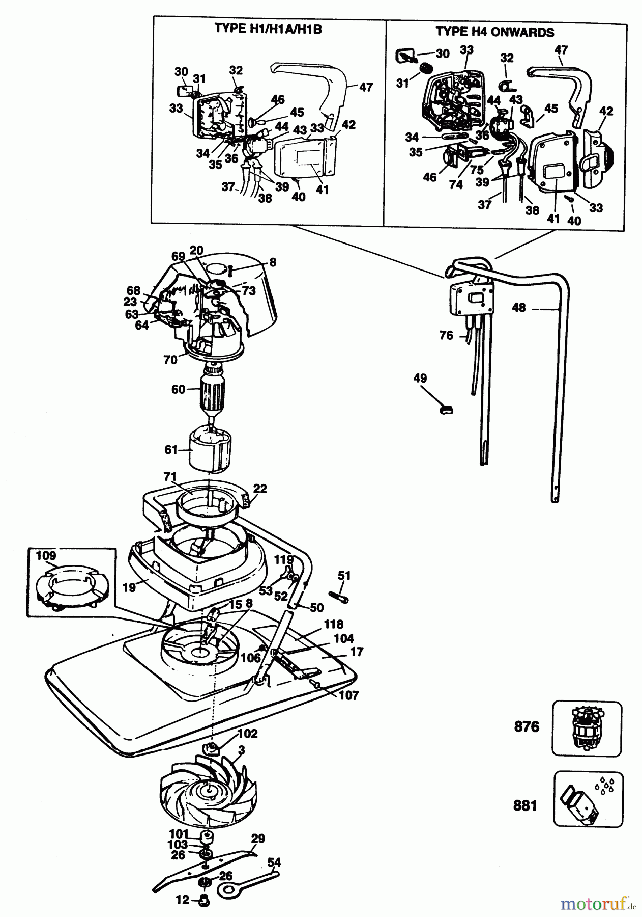 BLACK+DECKER AUSSERHALB RASENMÄHER, SCHNEEFRÄSEN LUFTKISSENMÄHER GX260C Seite 1
