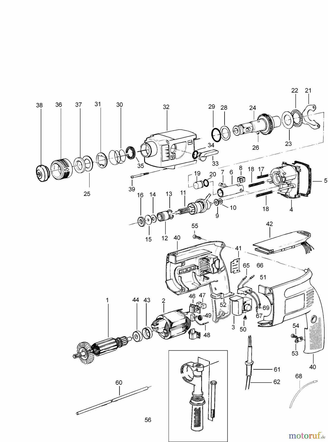  DEWALT Bohrhämmer Bohrhämmer SDS-PLUS DREHHAMMER DW523K Seite 1