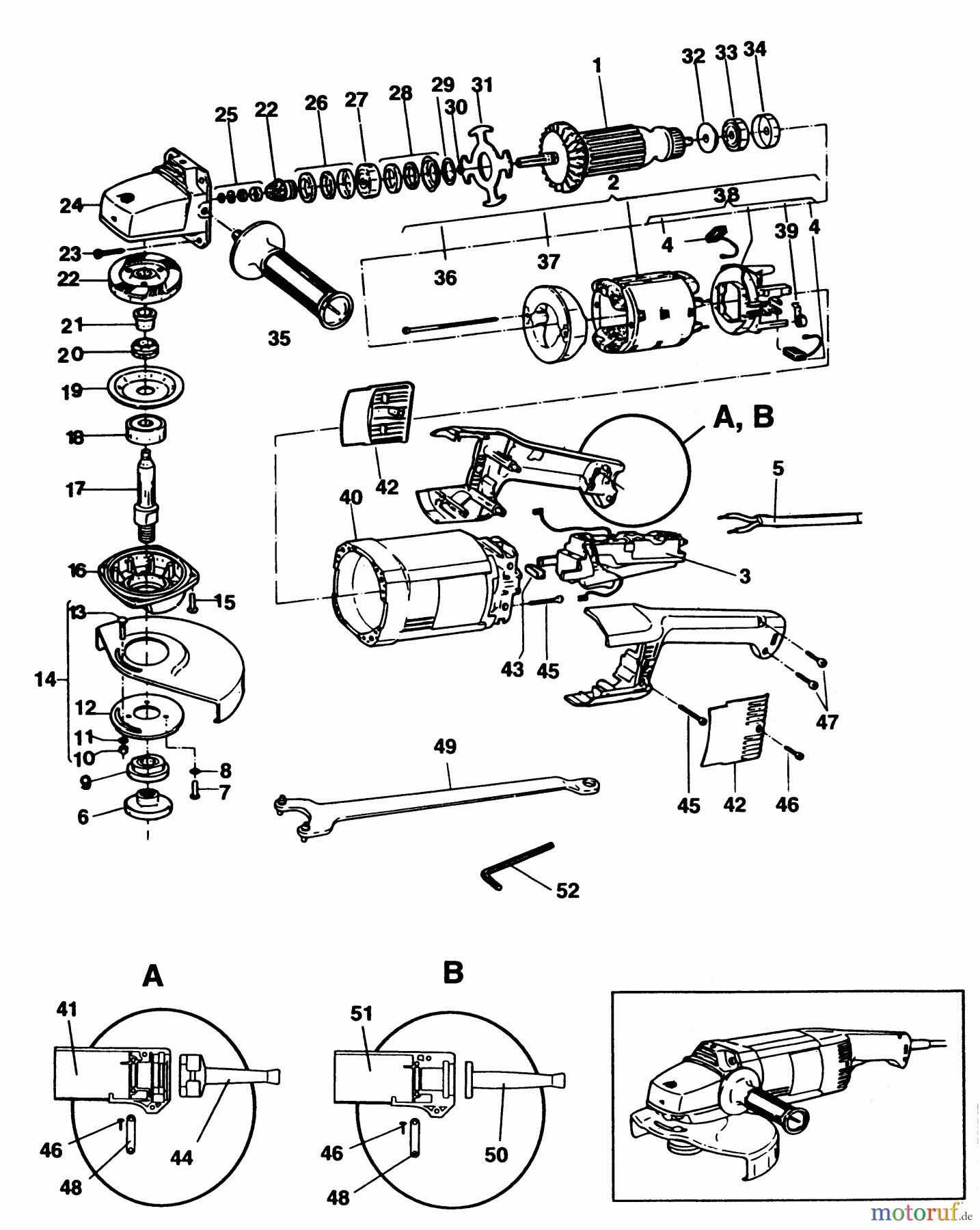 ELU METAL WORKING GRINDERS & POLISHERS WINKELSCHLEIFER WS20230A Seite 1
