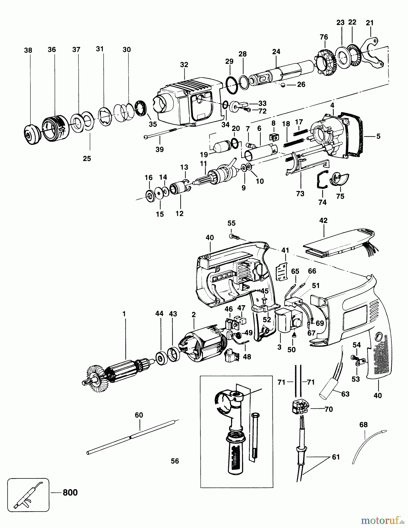 ELU DRILLING/DRIVING HAMMERS DREHHAMMER MBH23 Seite 1