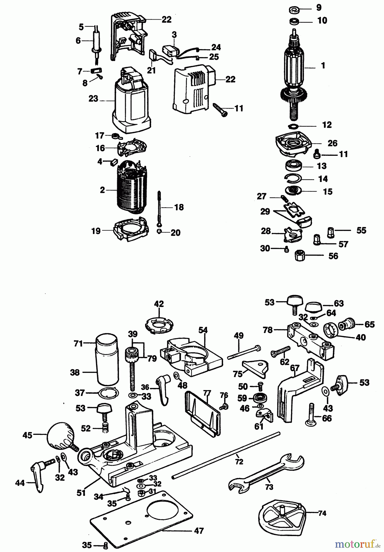  ELU WOODWORKING ROUTERS, JOINTERS & TRIMMERS LAMELLENTRIMMER MKF267 Seite 1