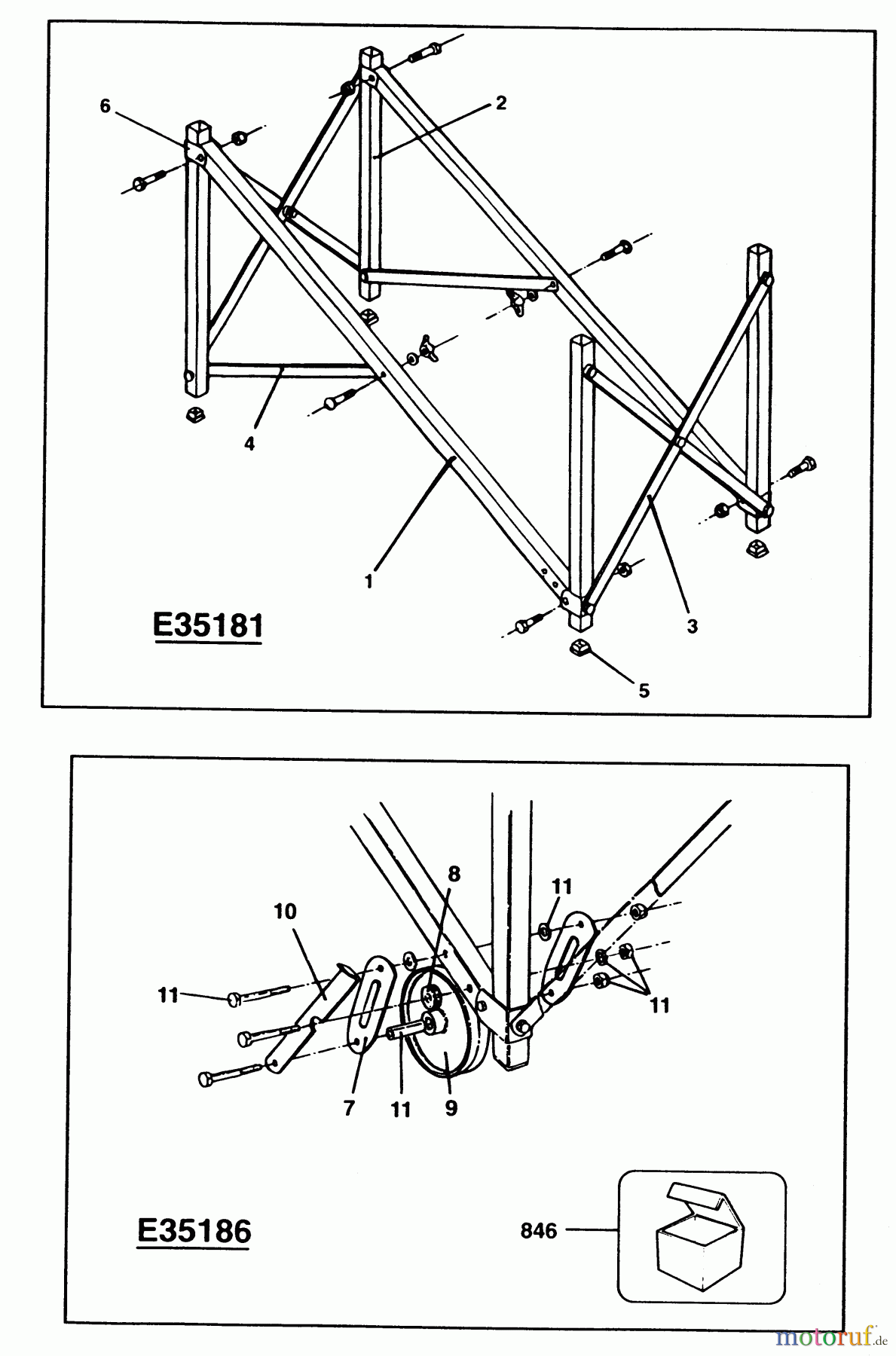 ELU ACCESSORIES ACCESSORIES, ATTACHMENTS & UNPOWERED KLAPPSTÄNDER E35181 Seite 1
