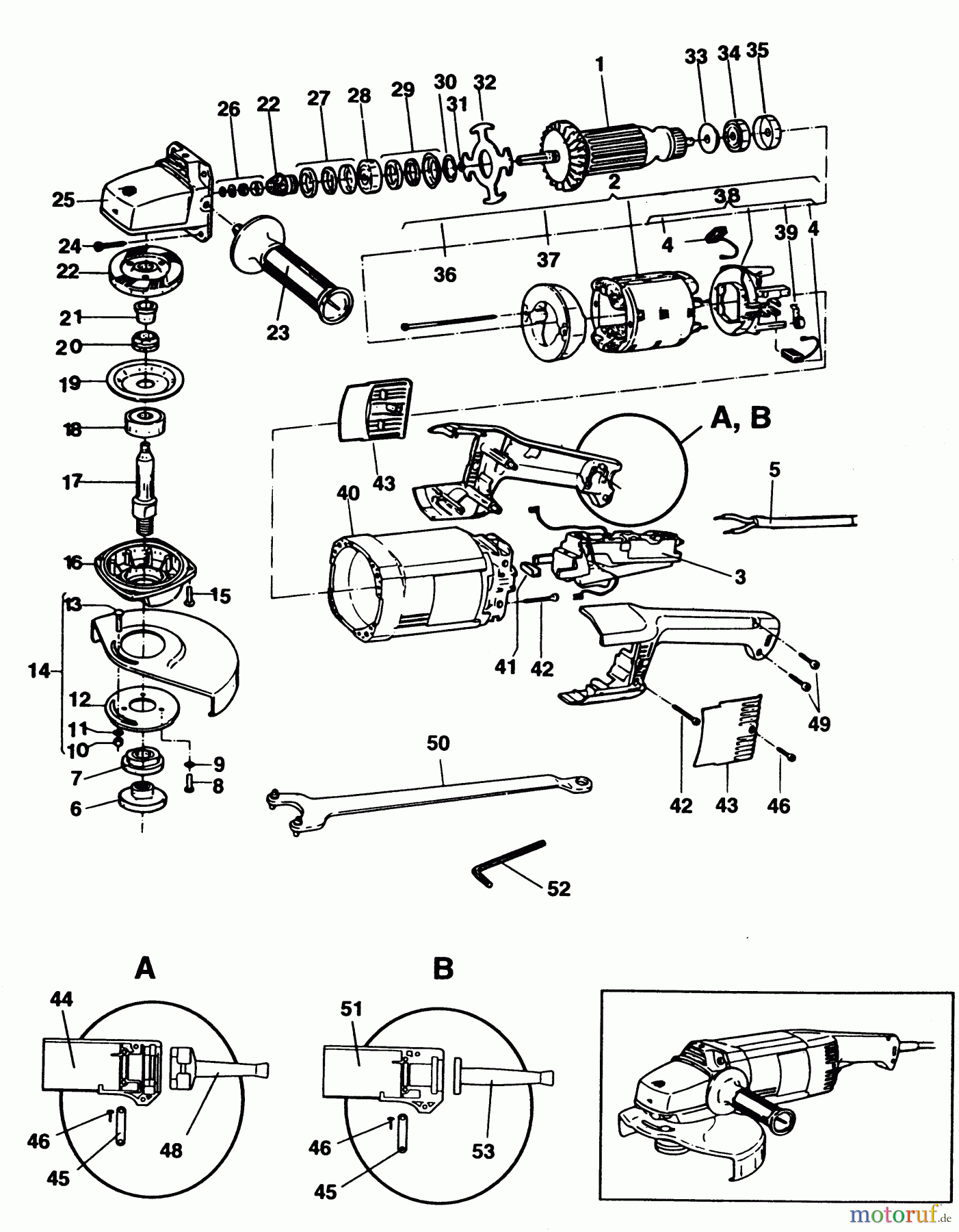ELU METAL WORKING GRINDERS & POLISHERS WINKELSCHLEIFER WS22230 Seite 1