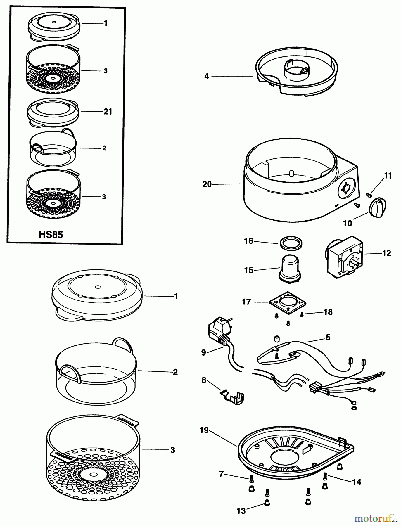 BLACK+DECKER HAUSHALT KOCHEN DÄMPFAPPARAT HS80 Seite 1