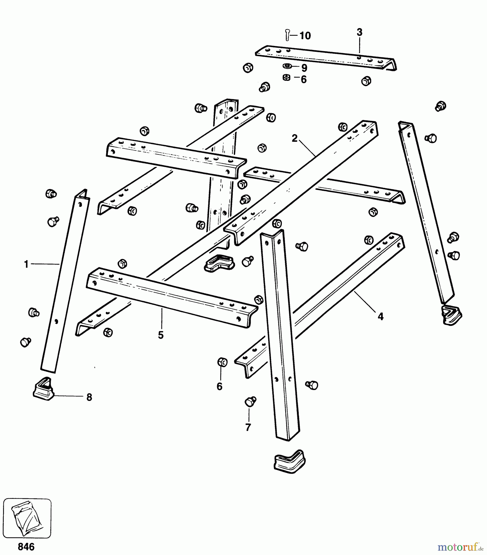 ELU ACCESSORIES ACCESSORIES, ATTACHMENTS & UNPOWERED BEINSTÄNDER E38758 Seite 1