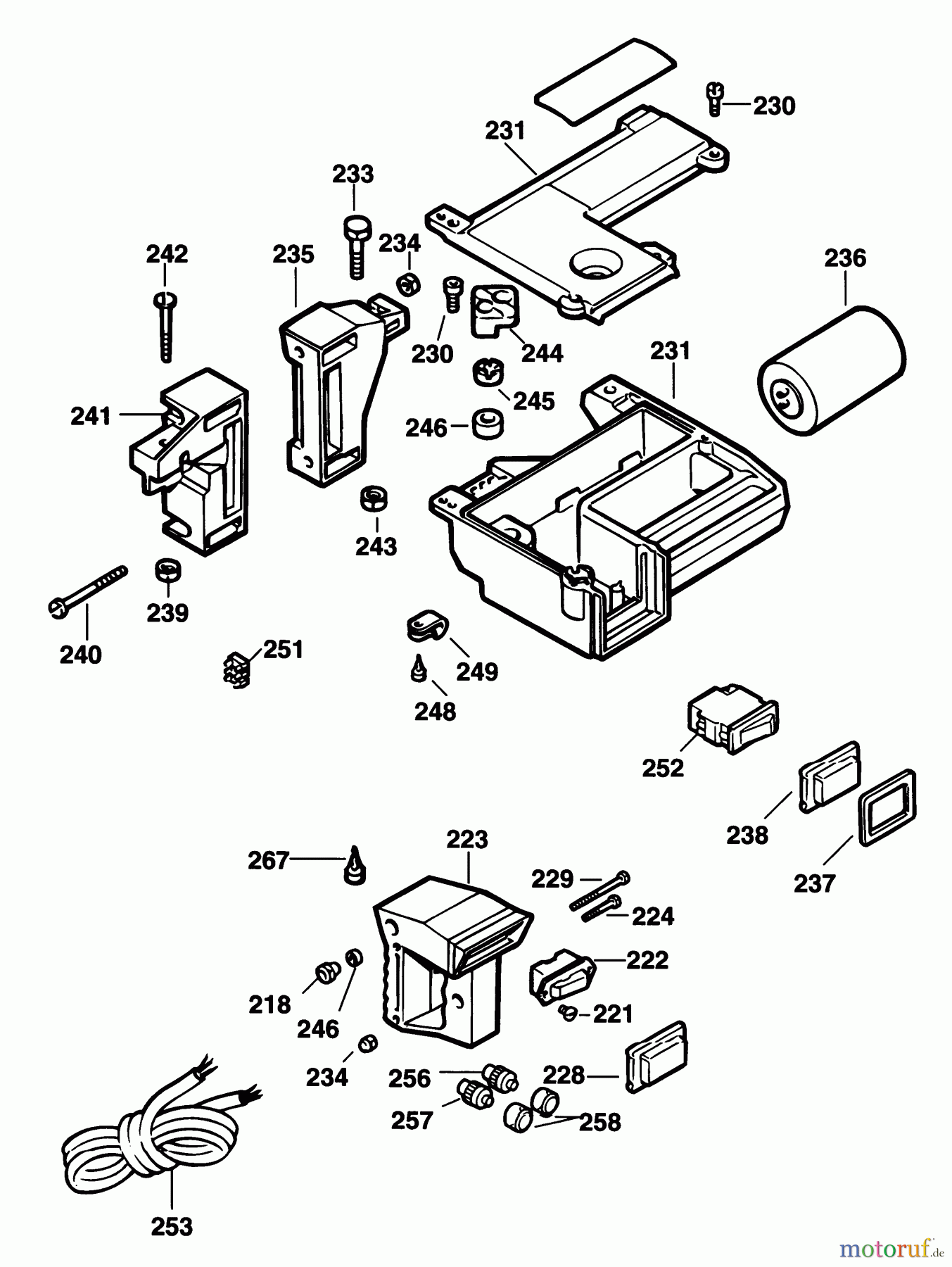 ELU WOODWORKING RADIAL ARM SAWS/TRAVERSE CONTROLS RADIALARMSÄGE RAS1751---A Seite 3