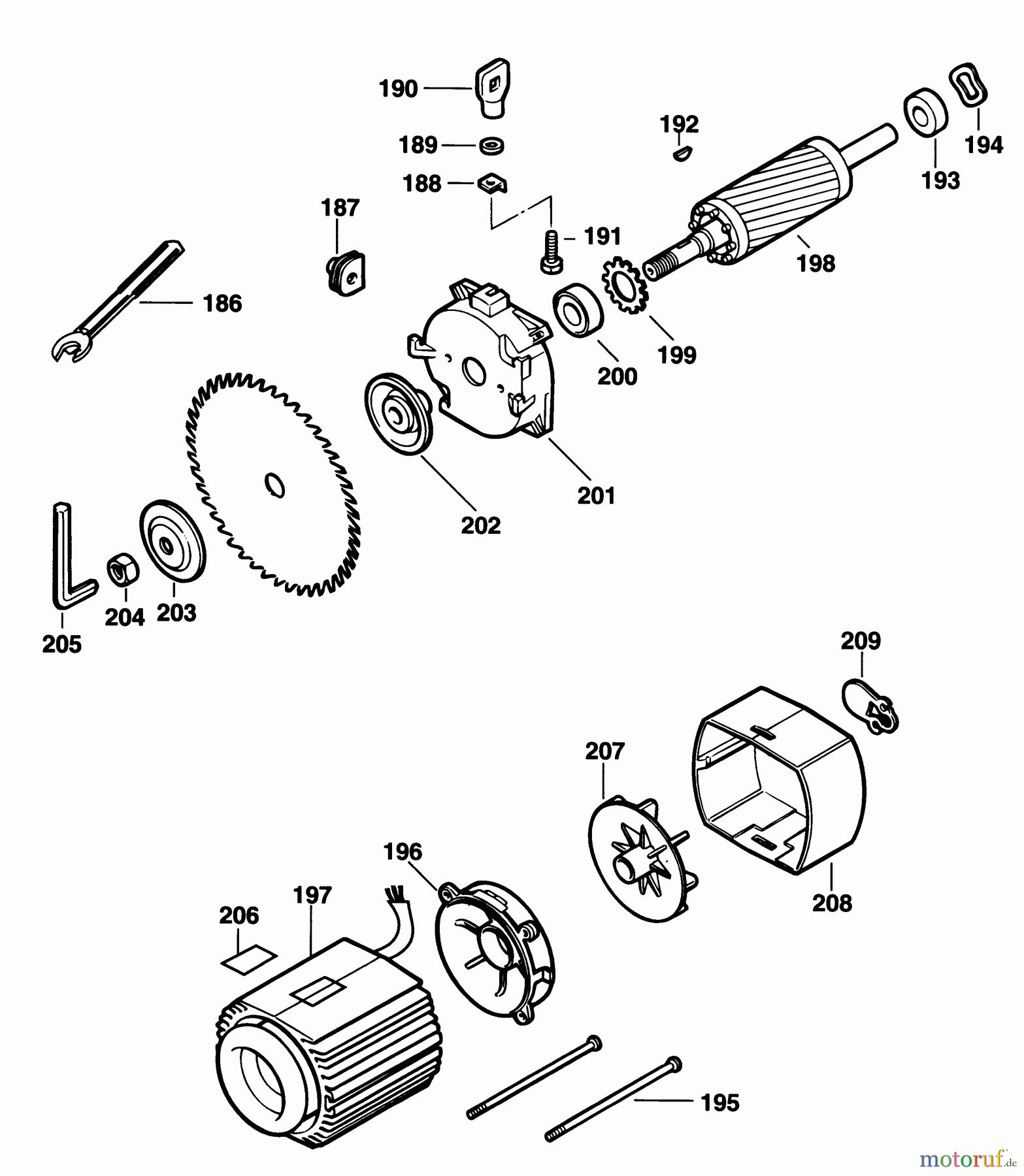 ELU WOODWORKING RADIAL ARM SAWS/TRAVERSE CONTROLS RADIALARMSÄGE RAS1751---A Seite 4