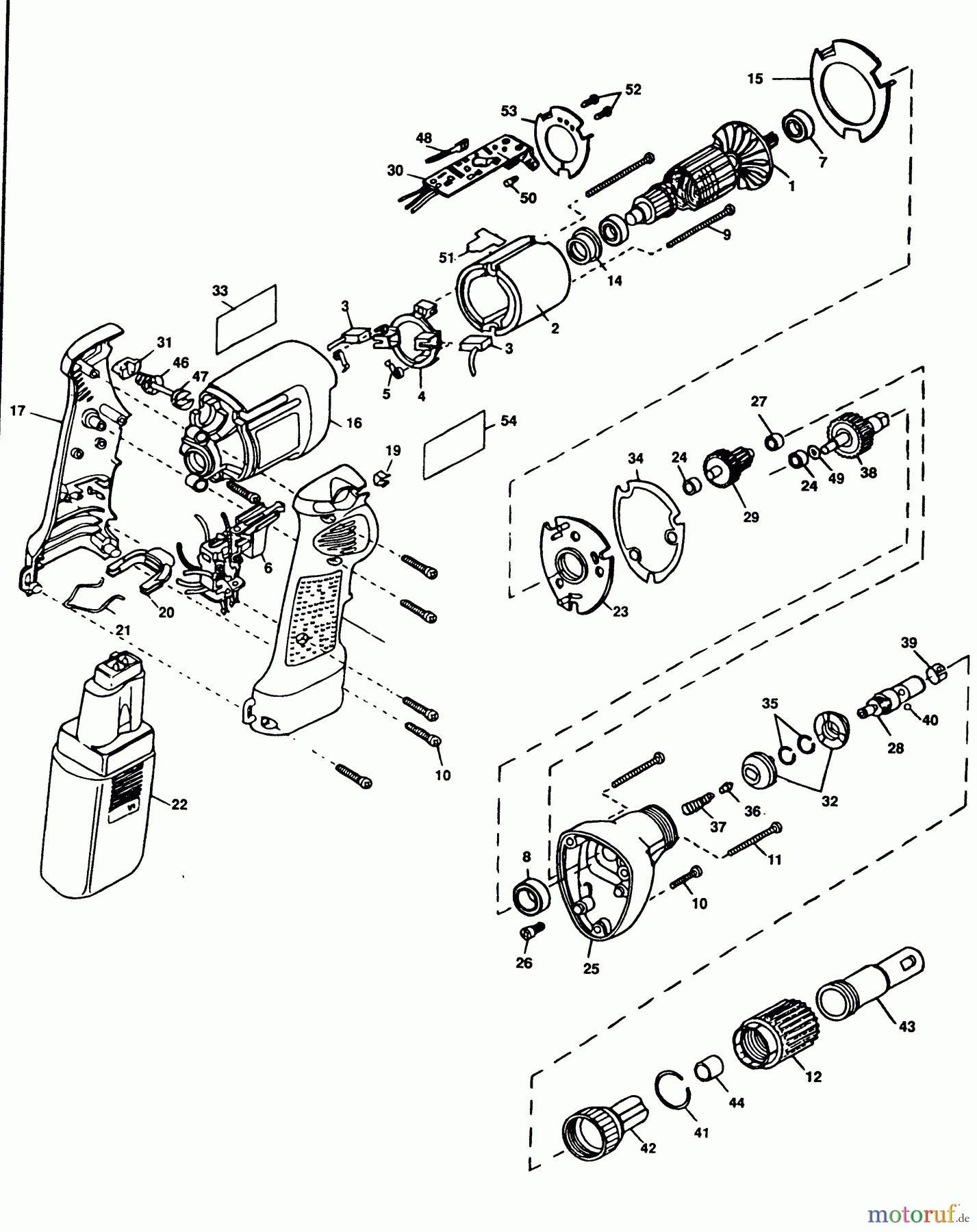  ELU DRILLING/DRIVING SCREWDRIVERS, RATCHETS & WRENCHES AKKU-SCHAUBENDREHER MAS132S Seite 1