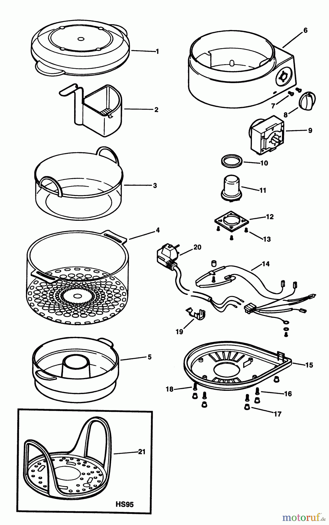 BLACK+DECKER HAUSHALT KOCHEN DÄMPFAPPARAT HS95 Seite 1