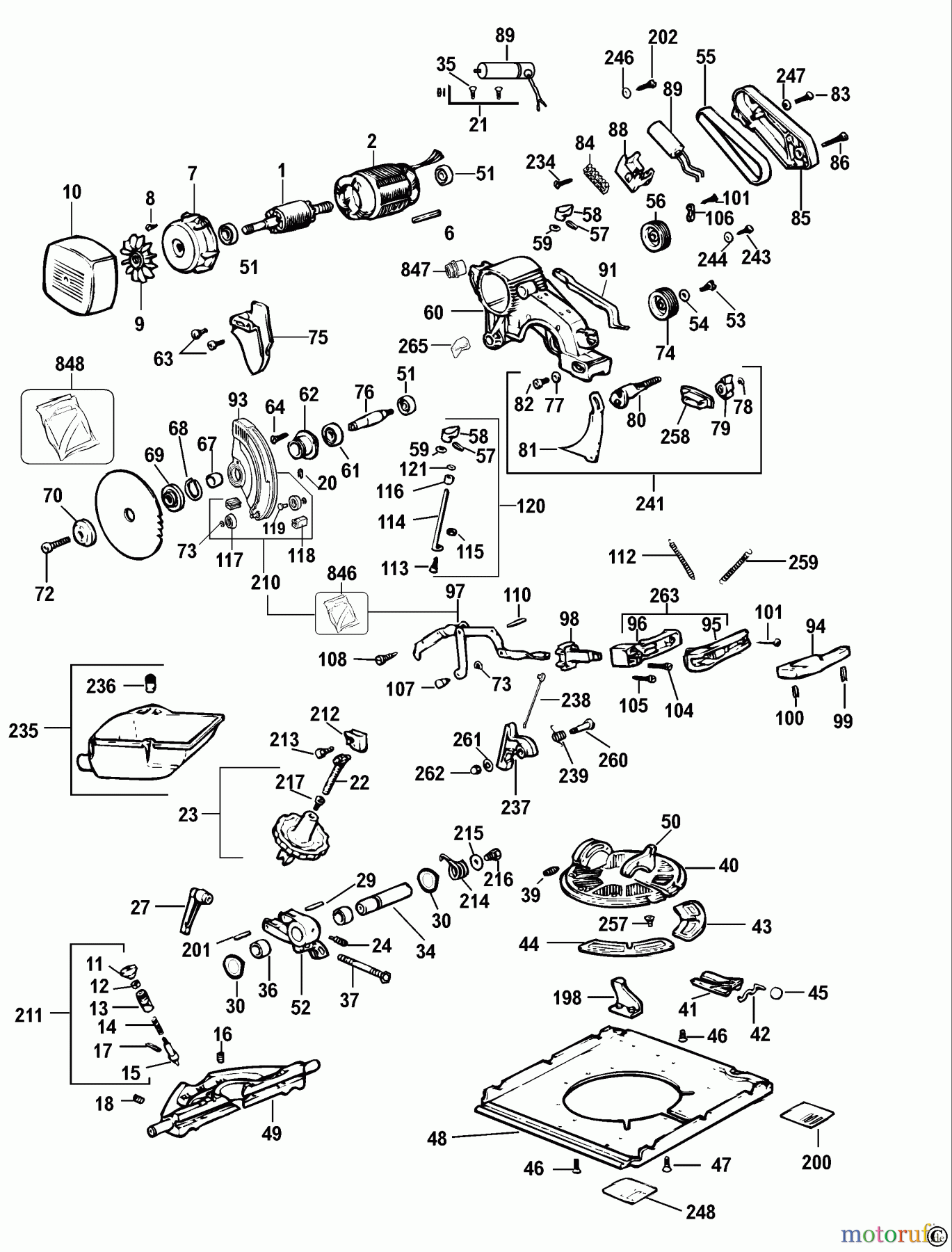 ELU WOODWORKING SAWS KAPP. UND GEHRUNGSSAGE TGS273 Seite 1
