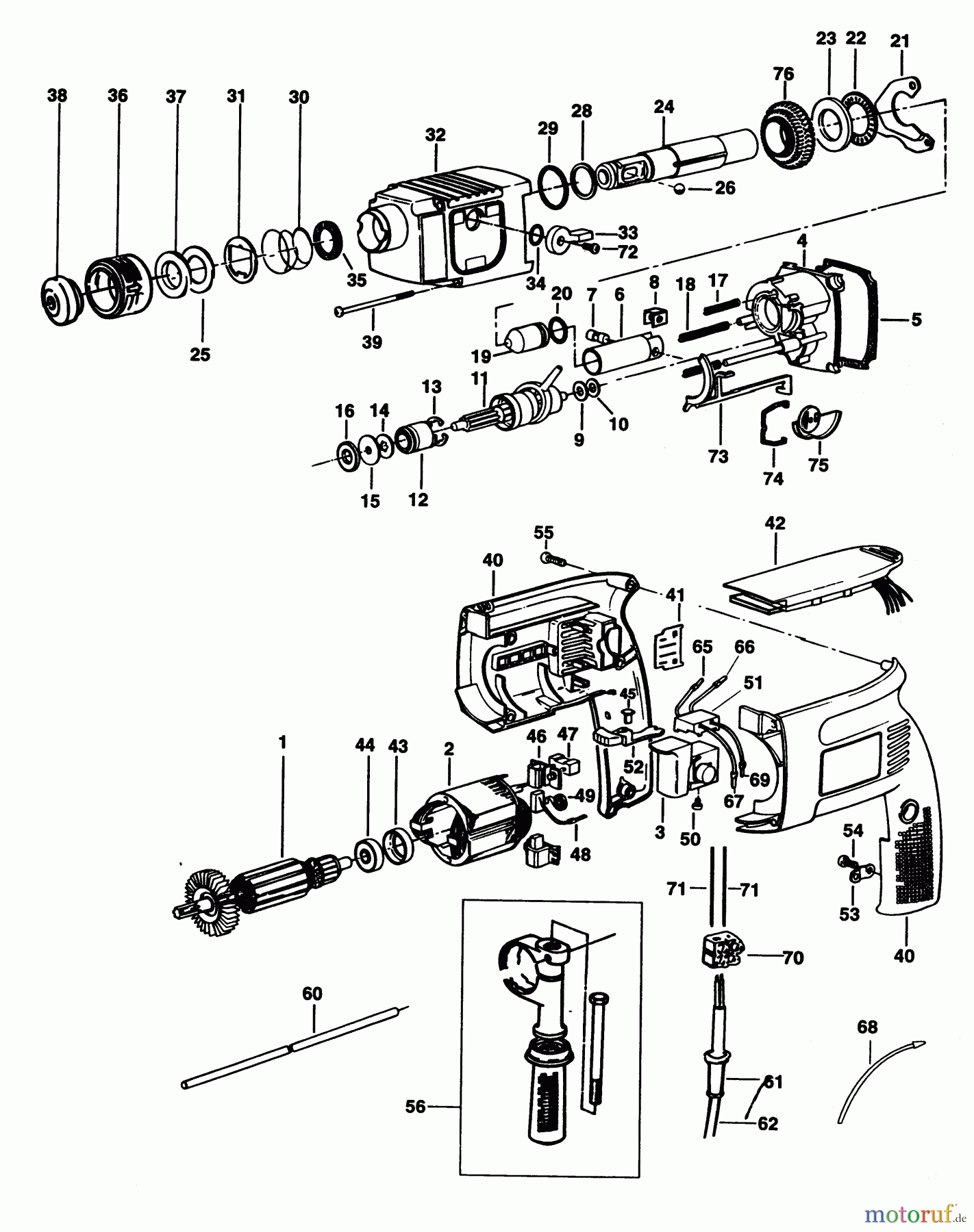 DEWALT Bohrhämmer Bohrhämmer SDS-PLUS DREHHAMMER DW514K35 Seite 1